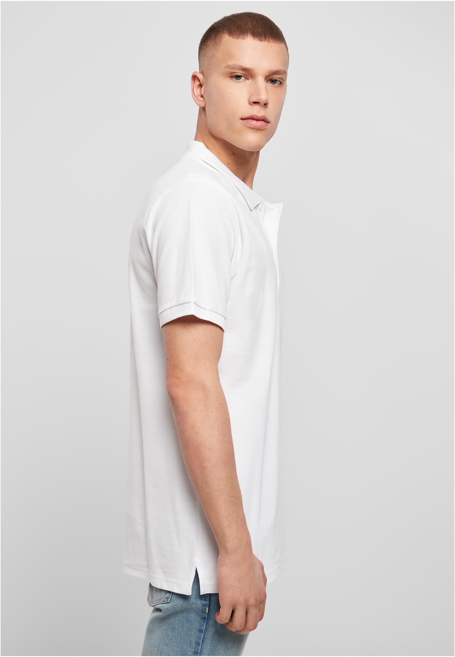 Polo Piqué Shirt white | white