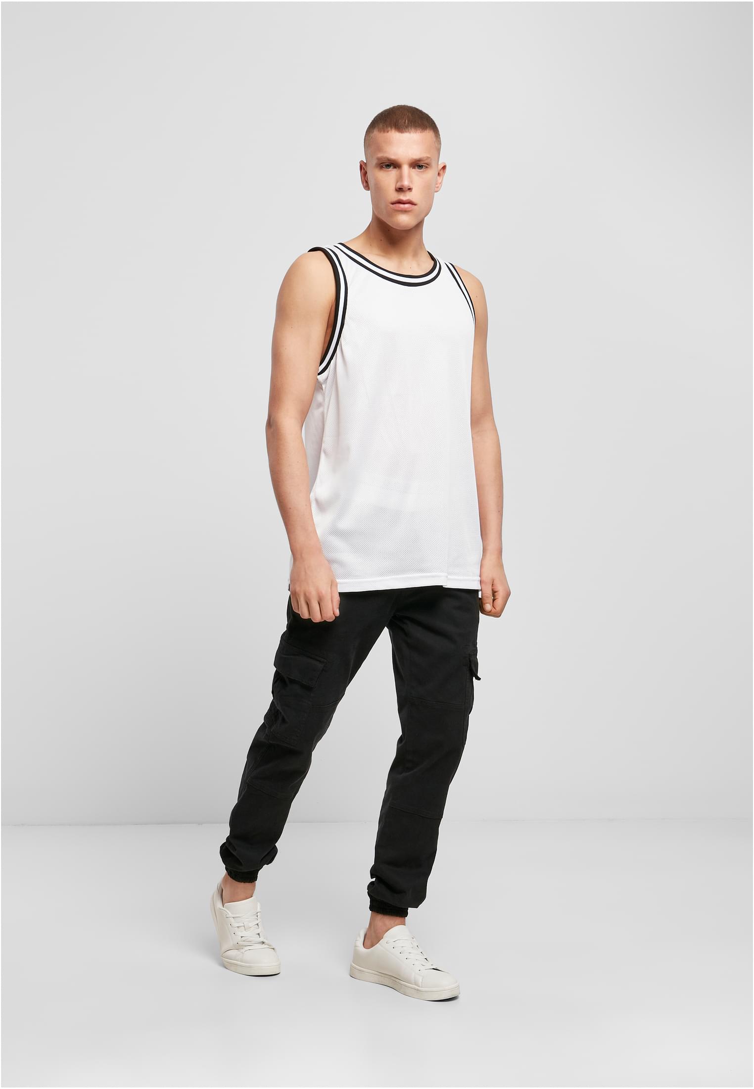 Mesh Tanktop wht/blk | wht/blk