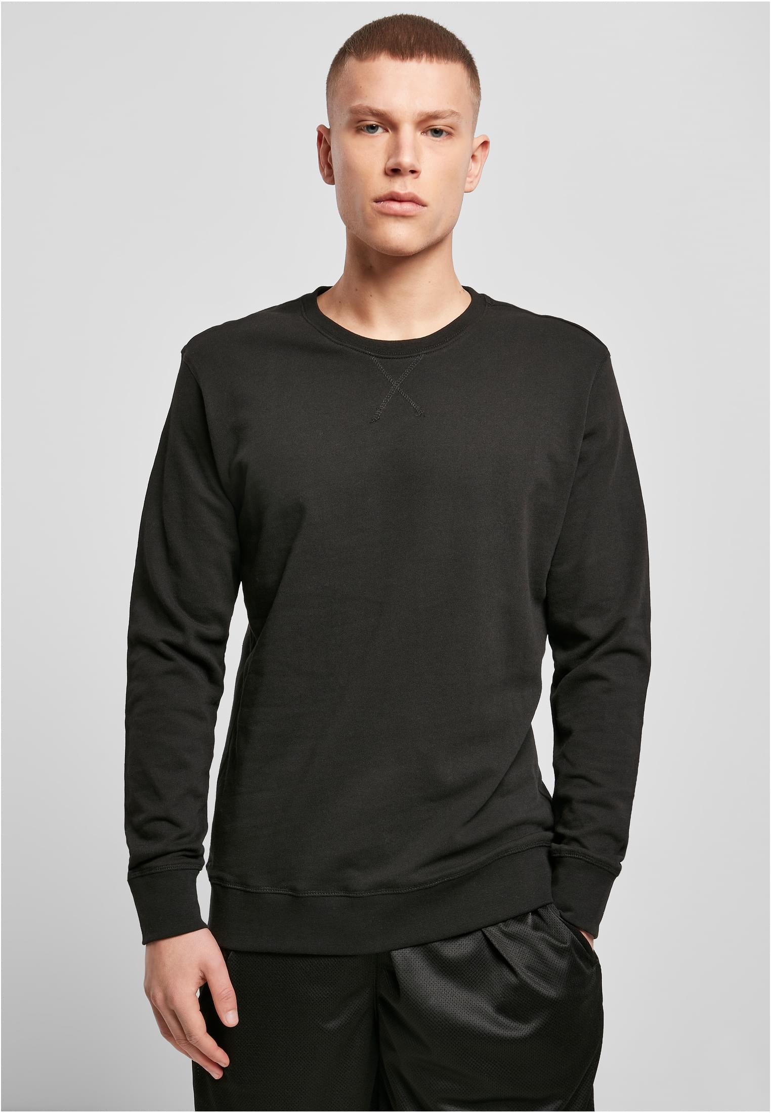 Light Crew Sweatshirt black | black