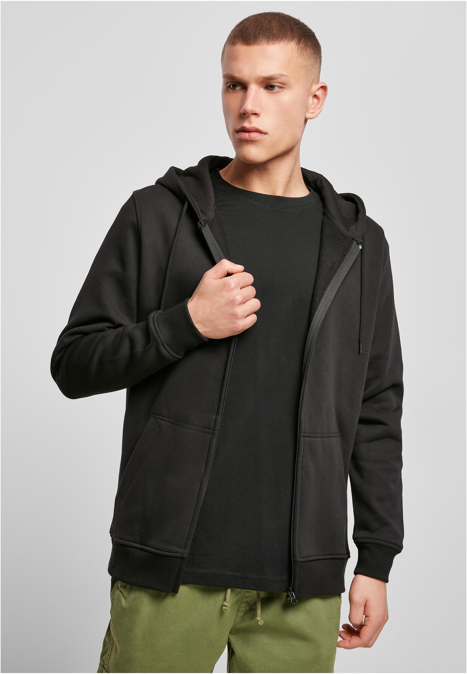 Heavy Zip Hoody black | black