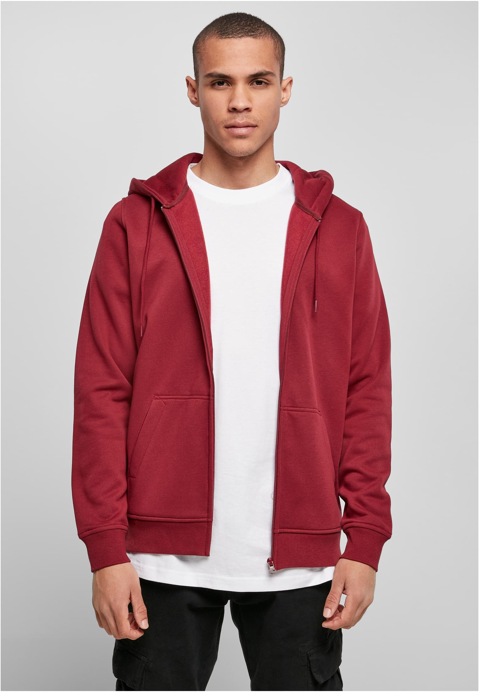 Heavy Zip Hoody burgundy | burgundy