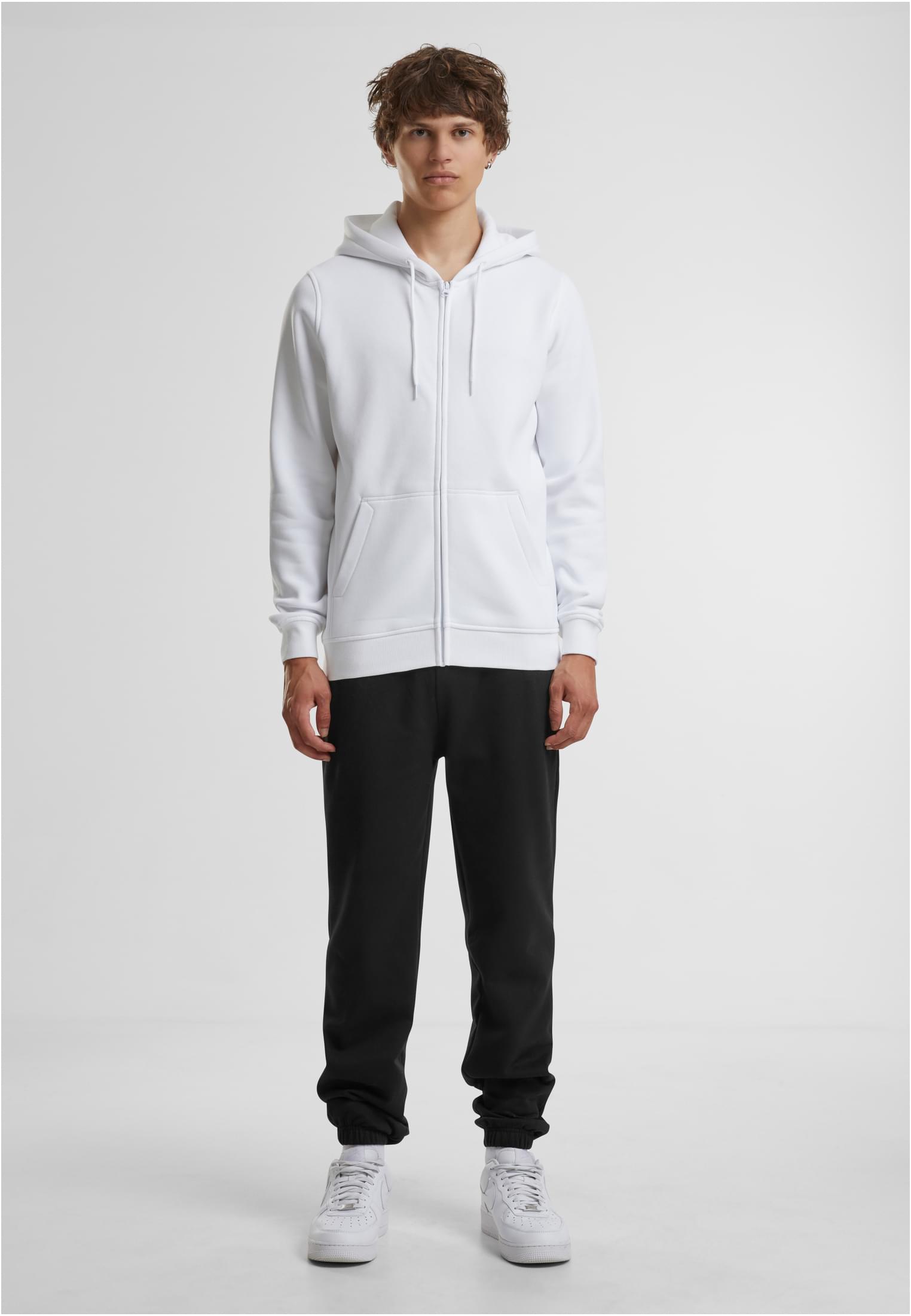 Heavy Zip Hoody white | white