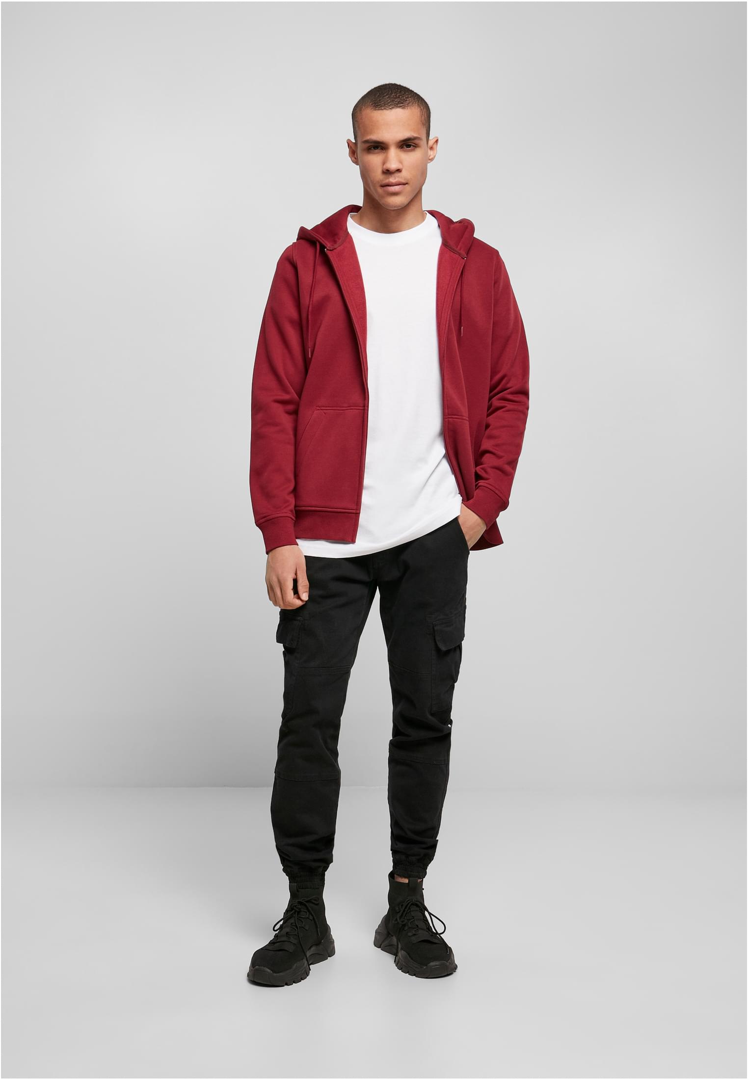 Heavy Zip Hoody burgundy | burgundy