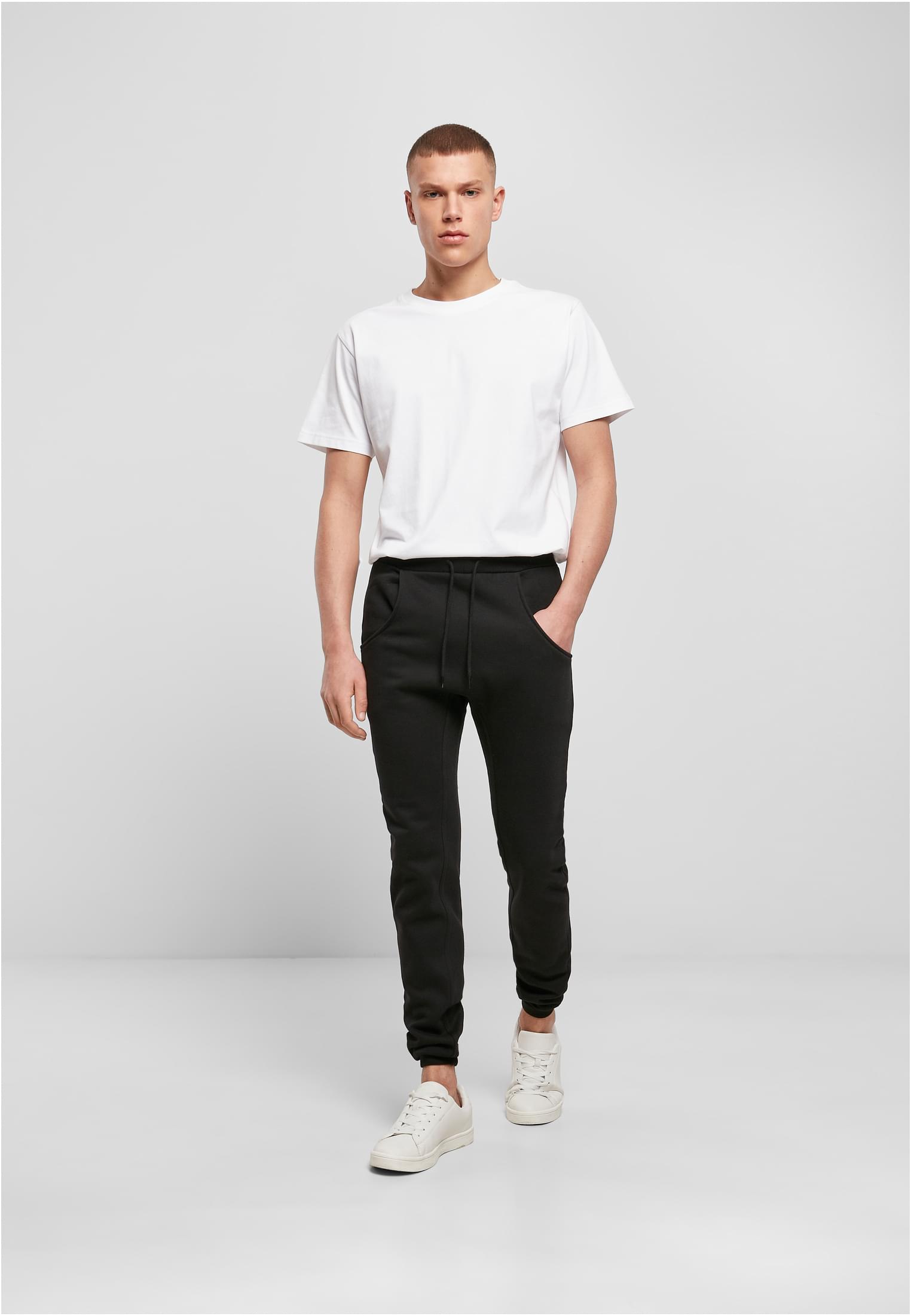 Heavy Deep Crotch Sweatpants black | black