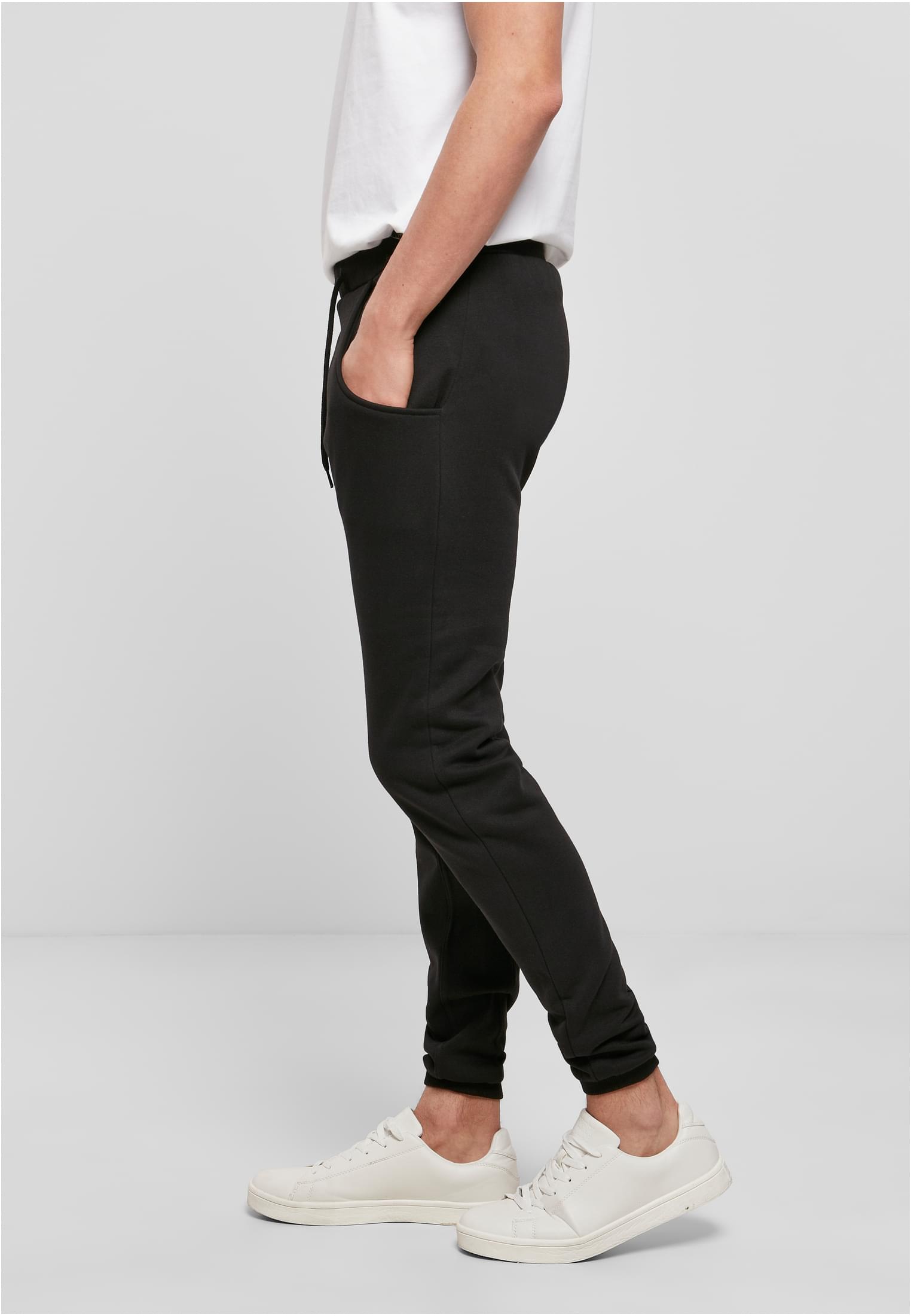 Heavy Deep Crotch Sweatpants black | black