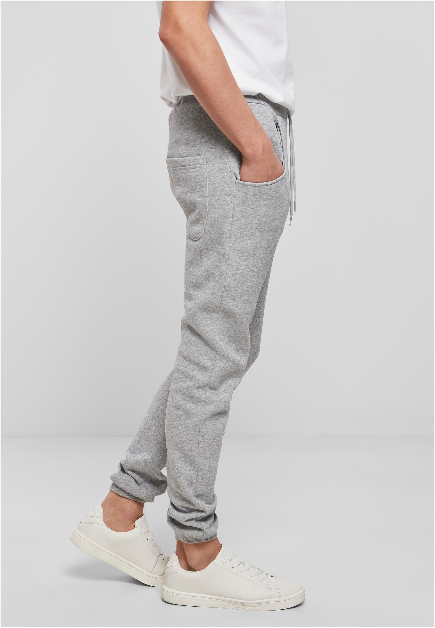 Heavy Deep Crotch Sweatpants heather grey | heather grey