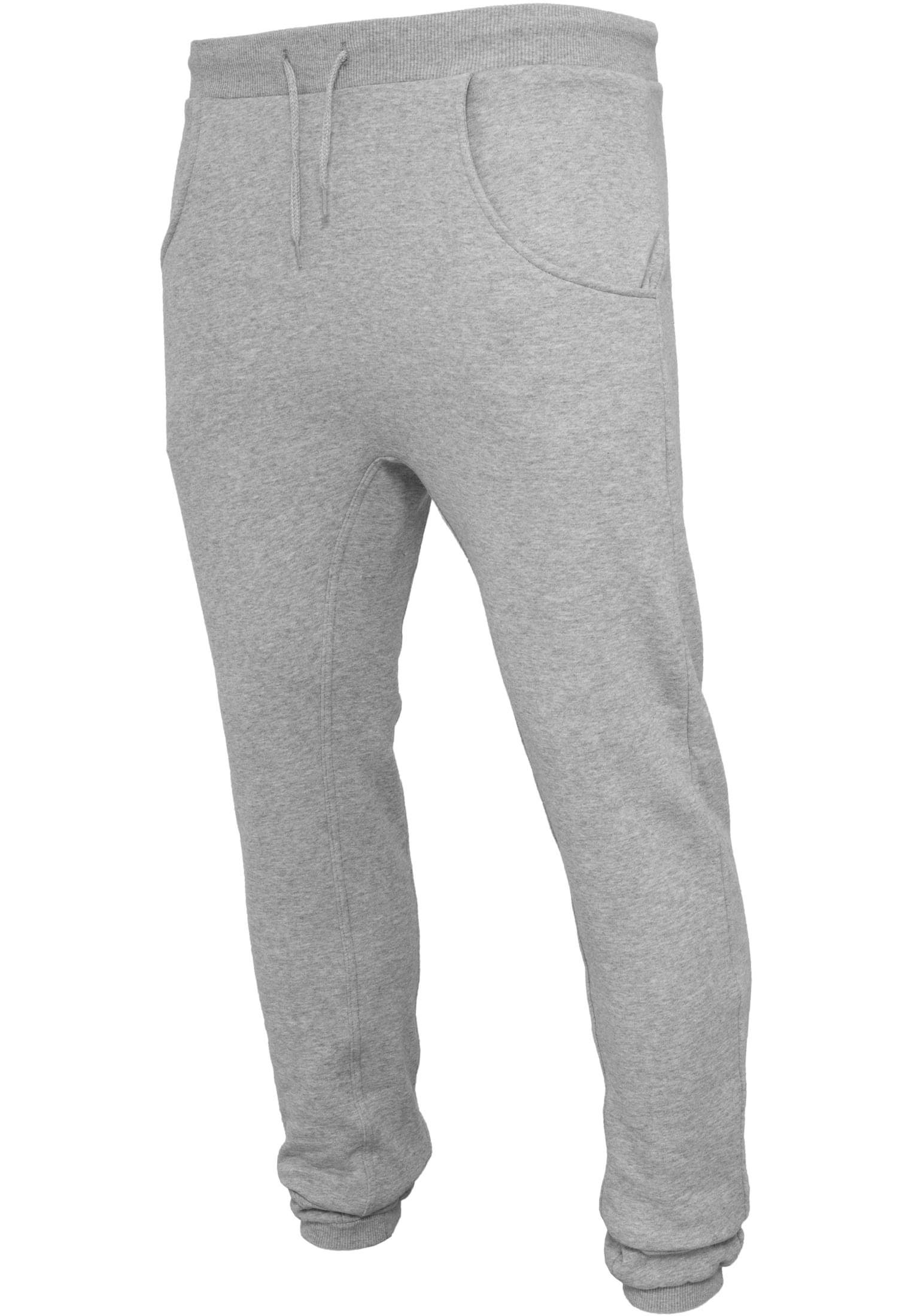 Heavy Deep Crotch Sweatpants heather grey | heather grey