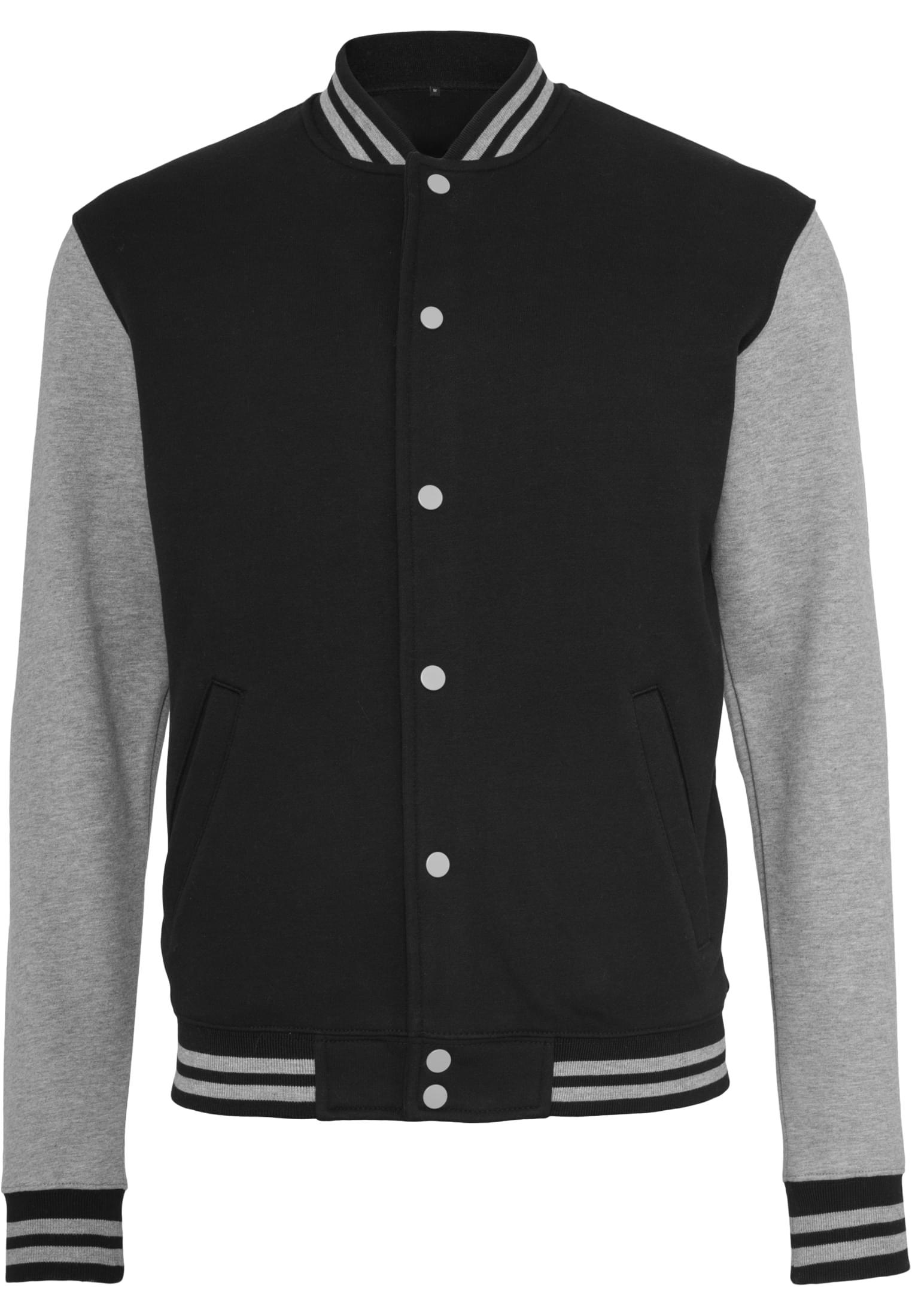 Sweat College Jacket blk/gry | blk/gry