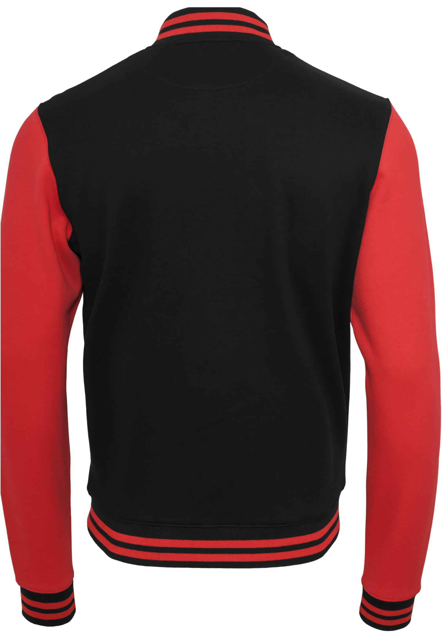 Sweat College Jacket blk/red | blk/red