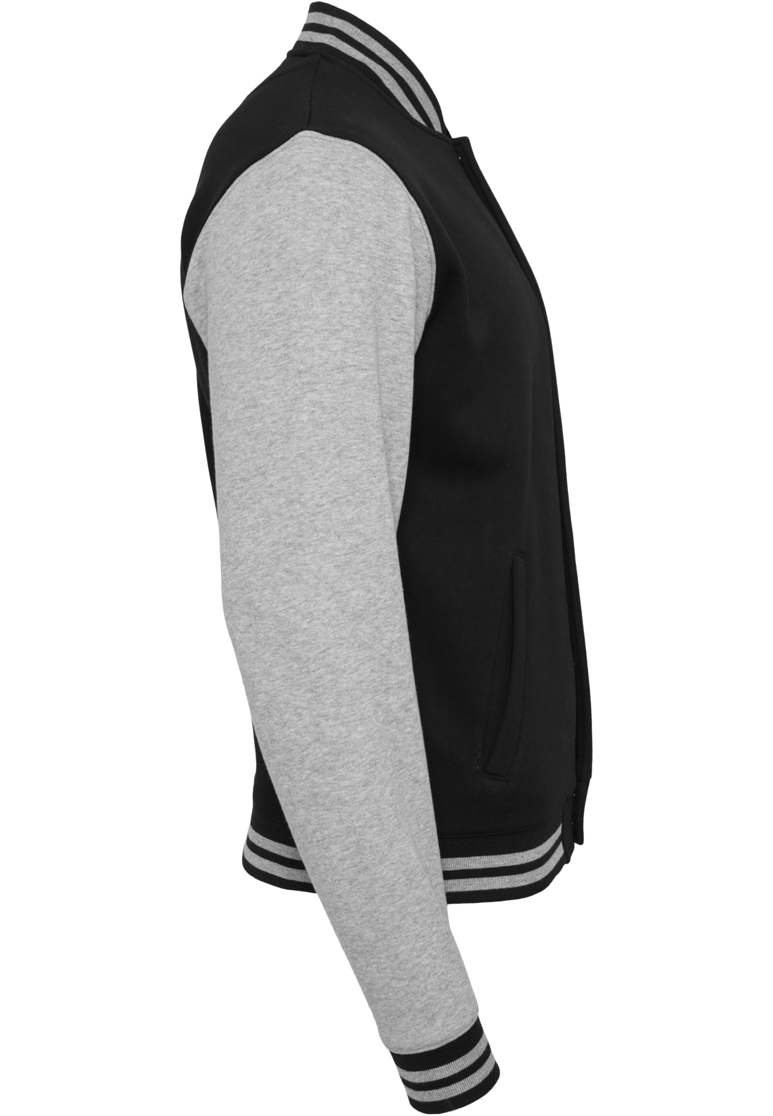Sweat College Jacket blk/gry | blk/gry