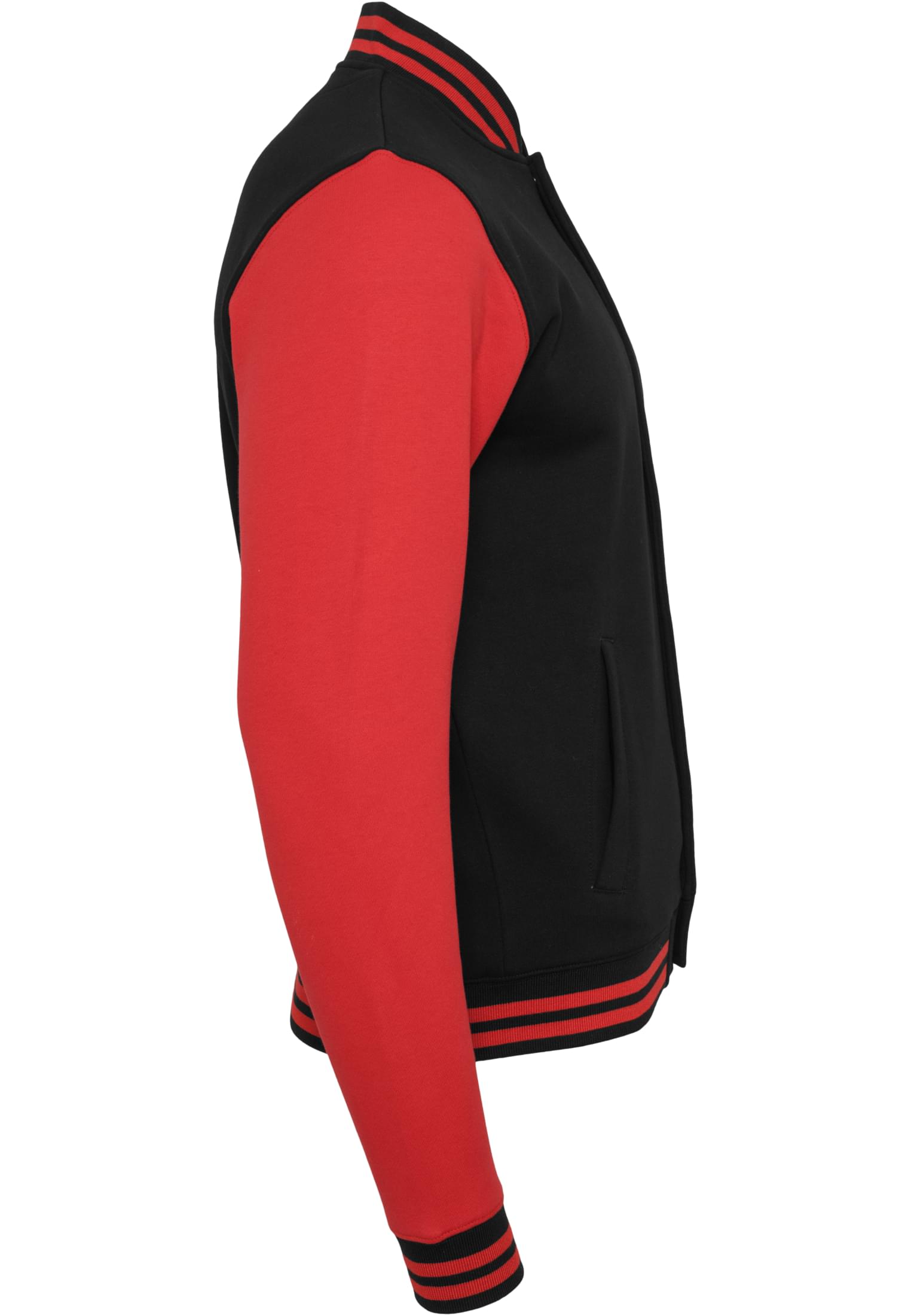 Sweat College Jacket blk/red | blk/red