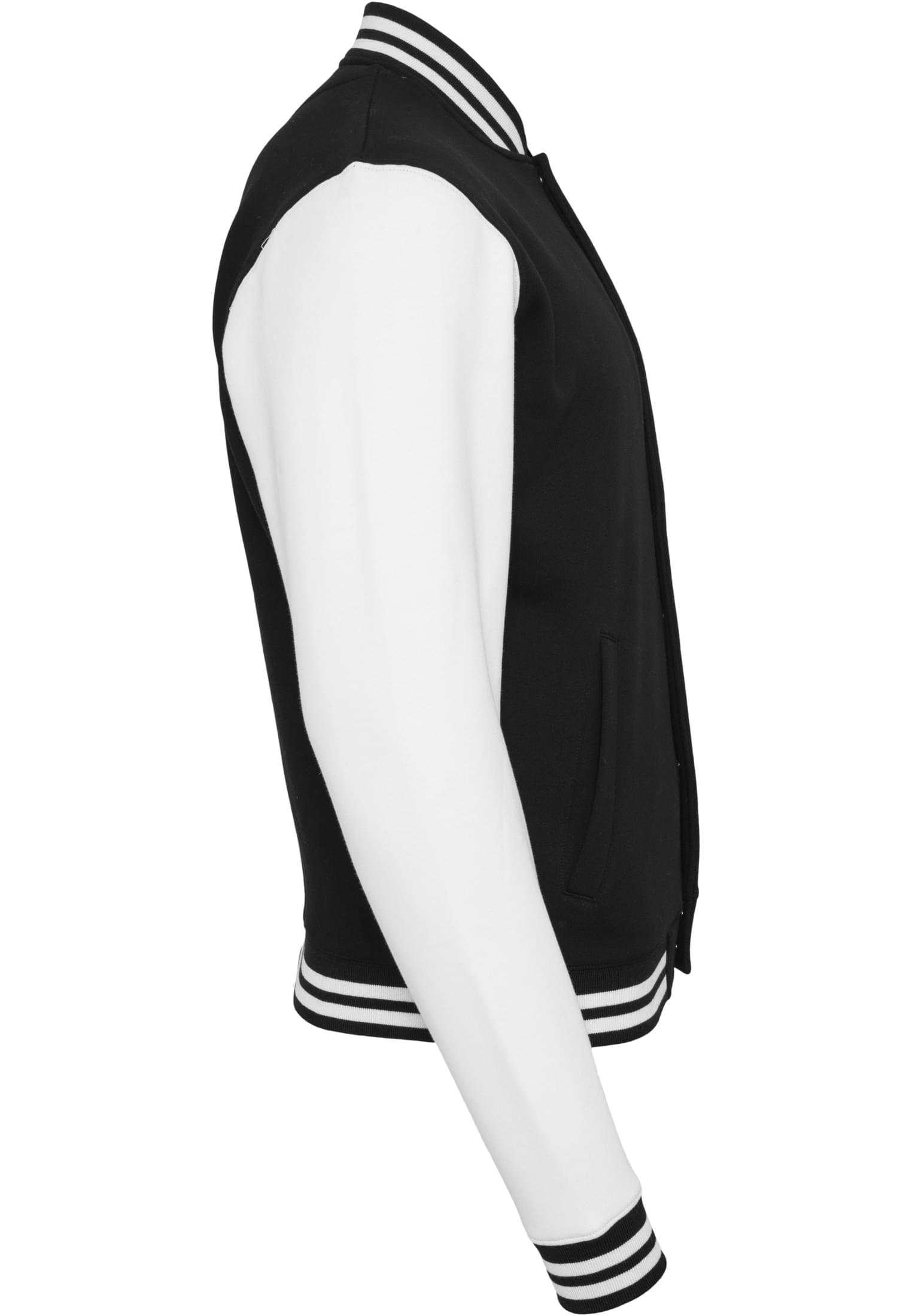 Sweat College Jacket blk/wht | blk/wht