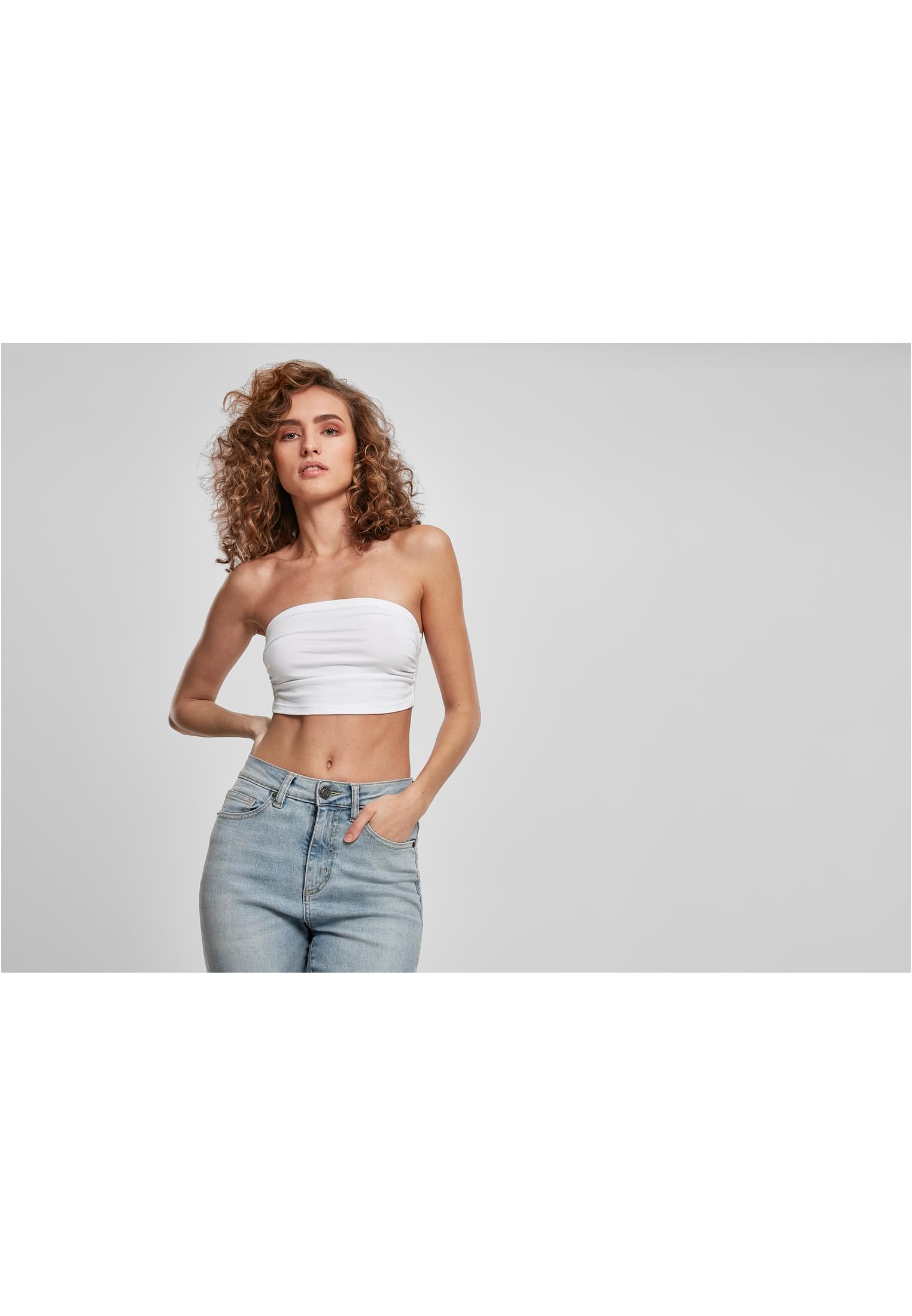 Ladies Bandeau white | white