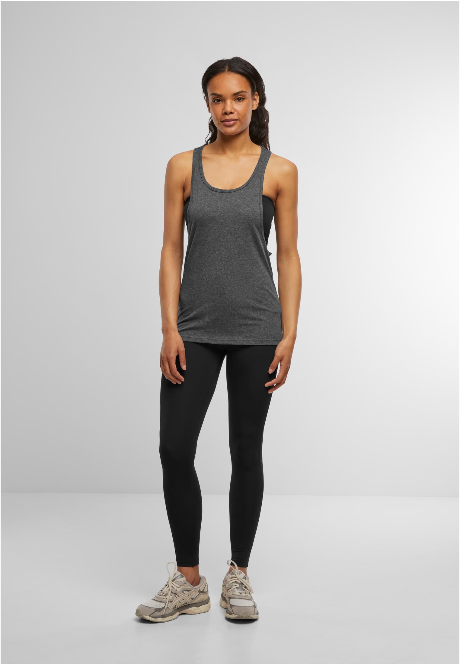 Ladies Loose Tank charcoal | charcoal