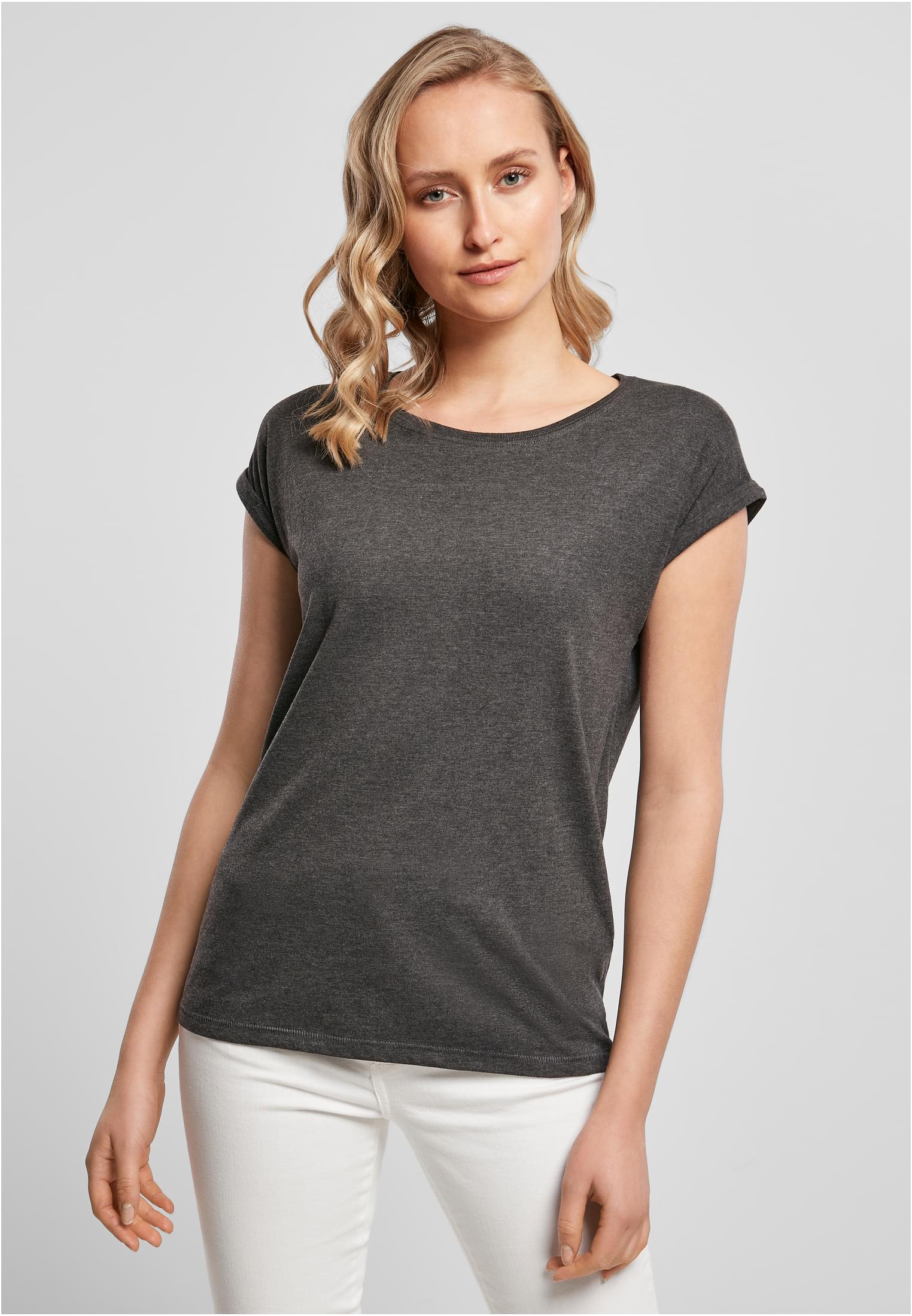 Ladies Extended Shoulder Tee 3-Pack cha/oli/nvy | cha/oli/nvy