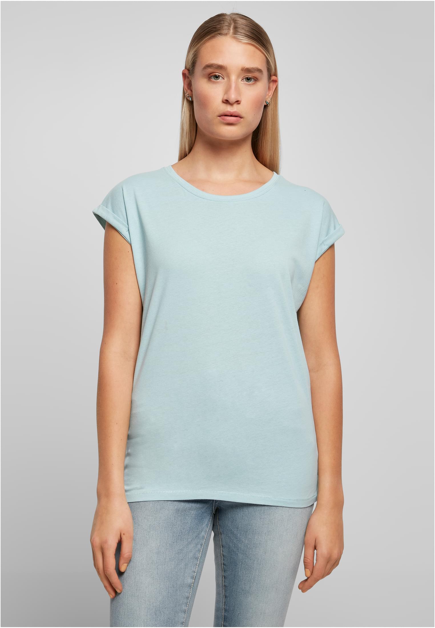 Ladies Extended Shoulder Tee ocean blue | ocean blue