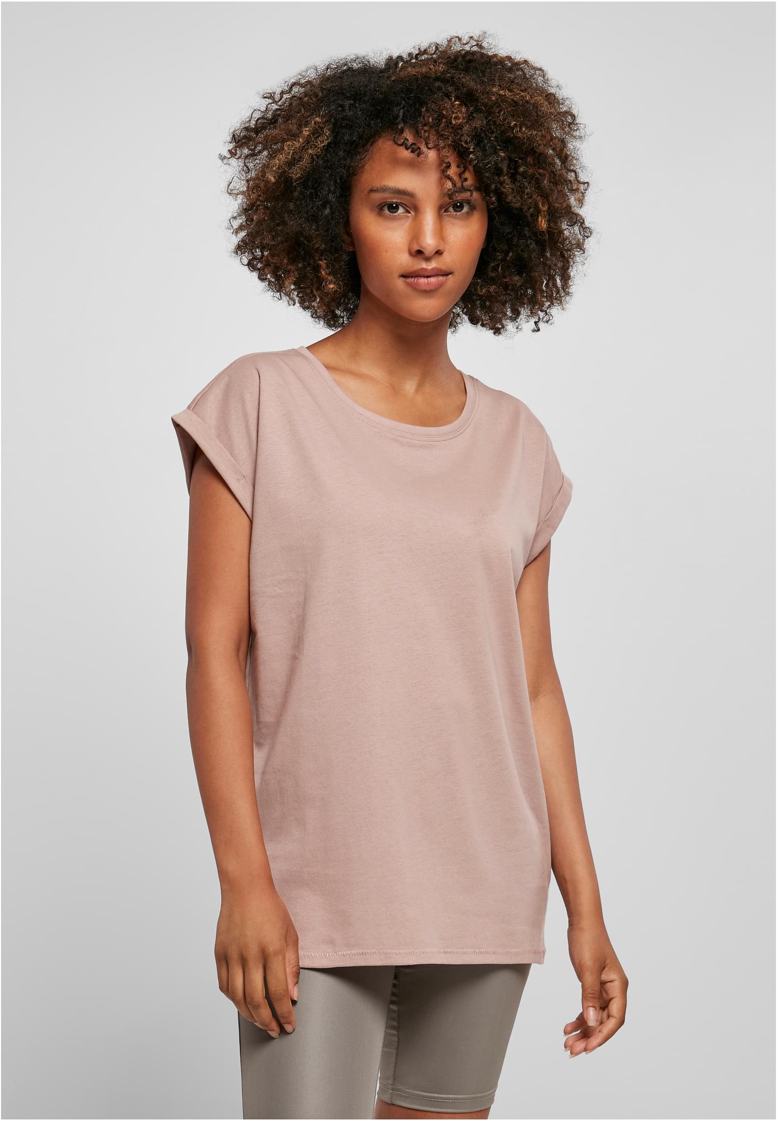 Ladies Extended Shoulder Tee duskrose | duskrose