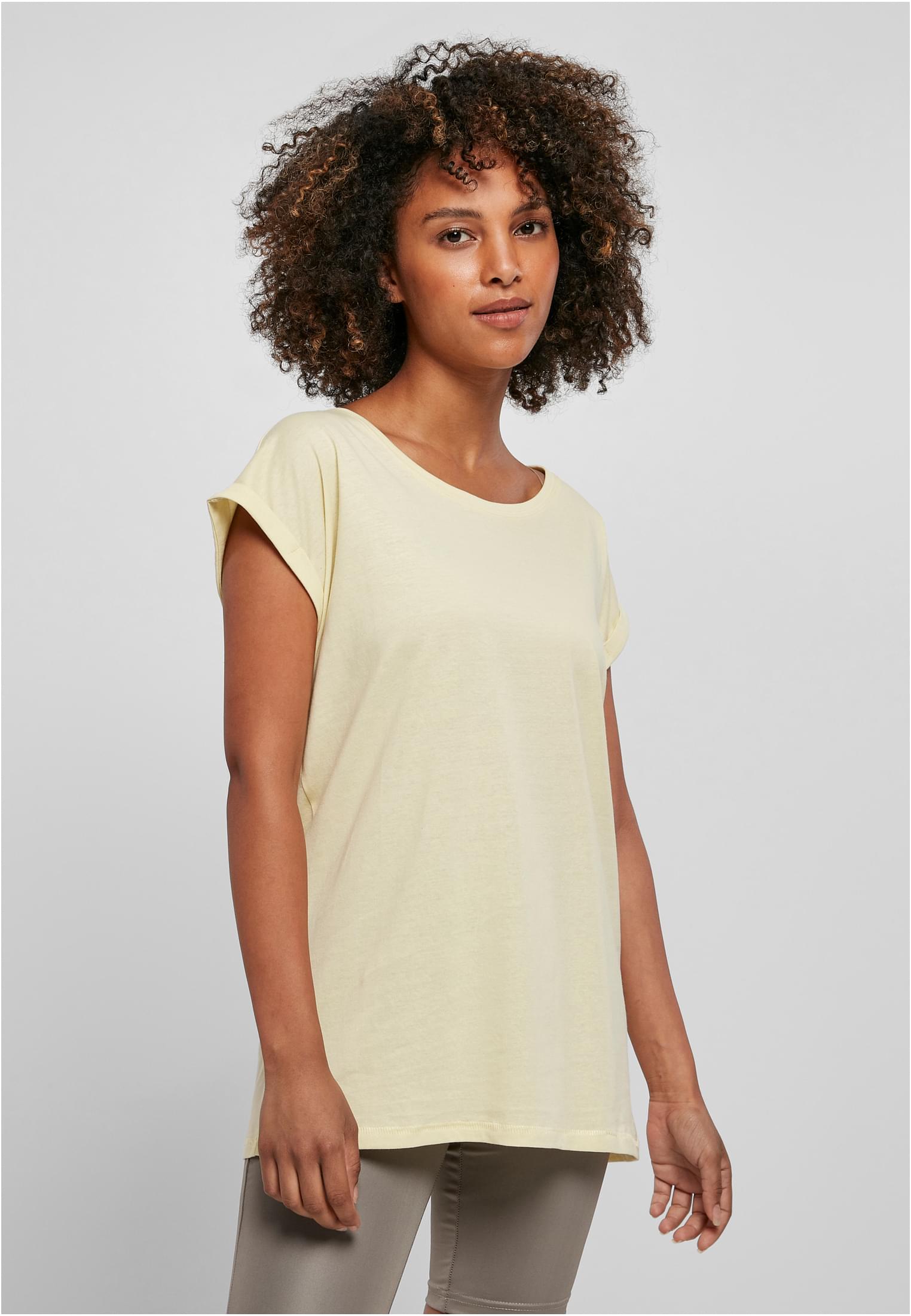 Ladies Extended Shoulder Tee softyellow | softyellow
