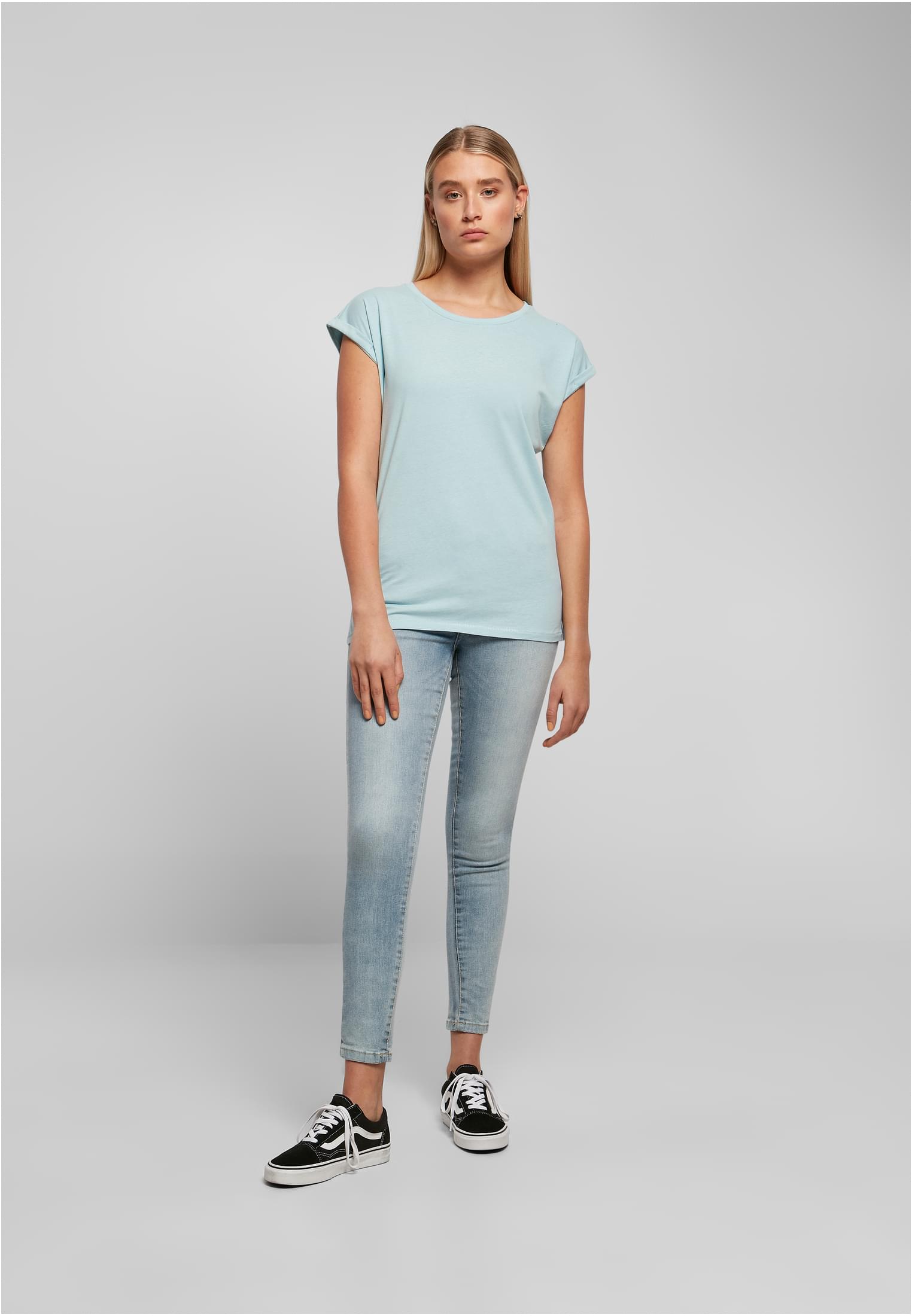 Ladies Extended Shoulder Tee ocean blue | ocean blue