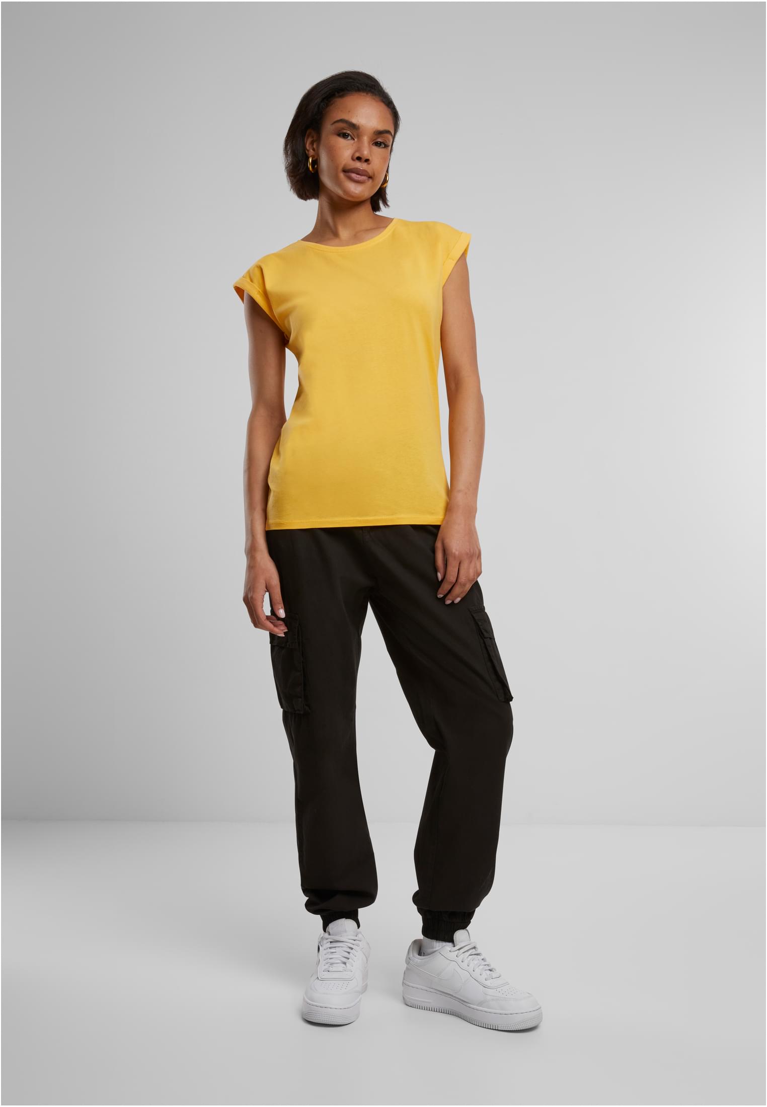 Ladies Extended Shoulder Tee dimyellow | dimyellow