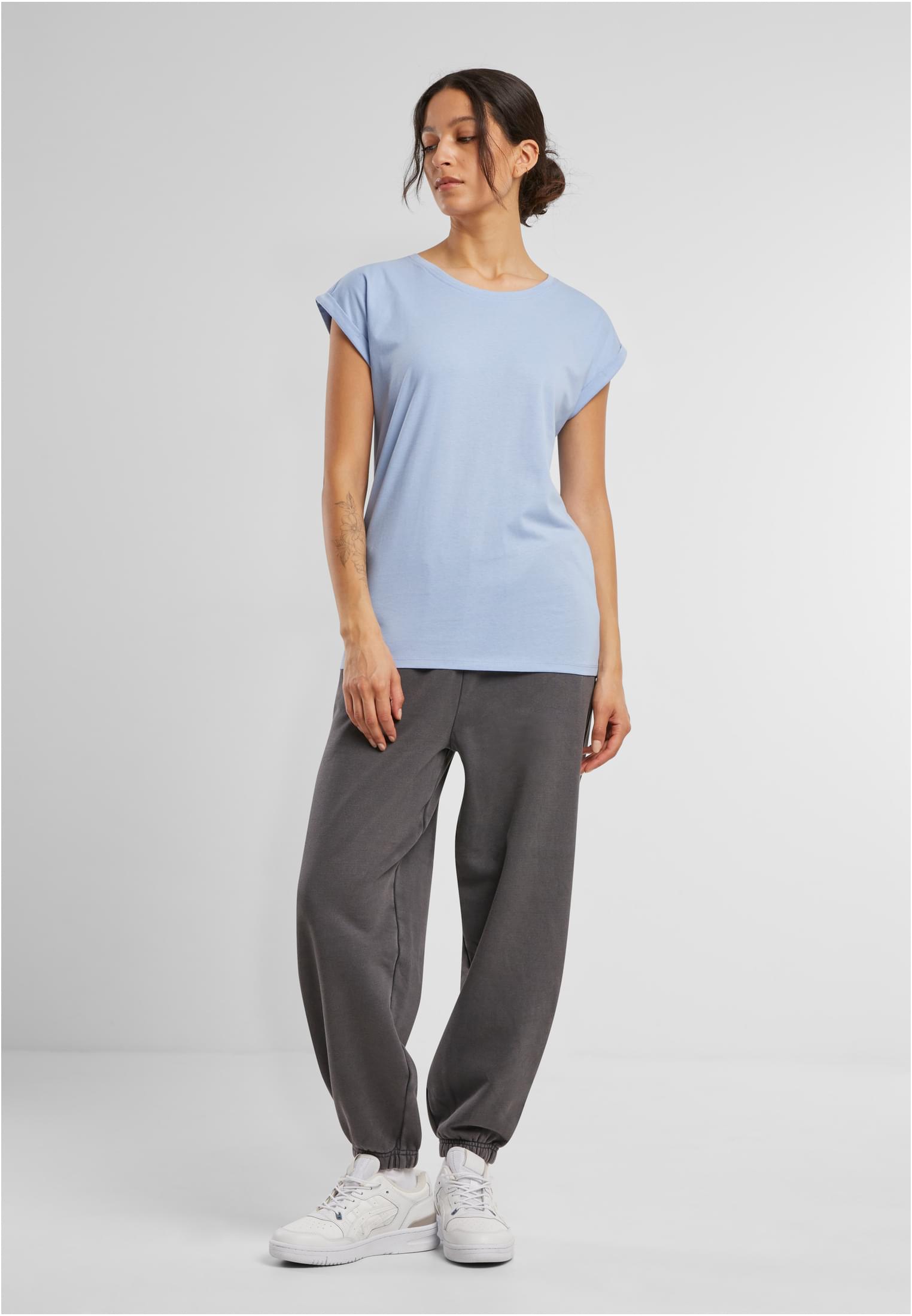 Ladies Extended Shoulder Tee powderblue | powderblue