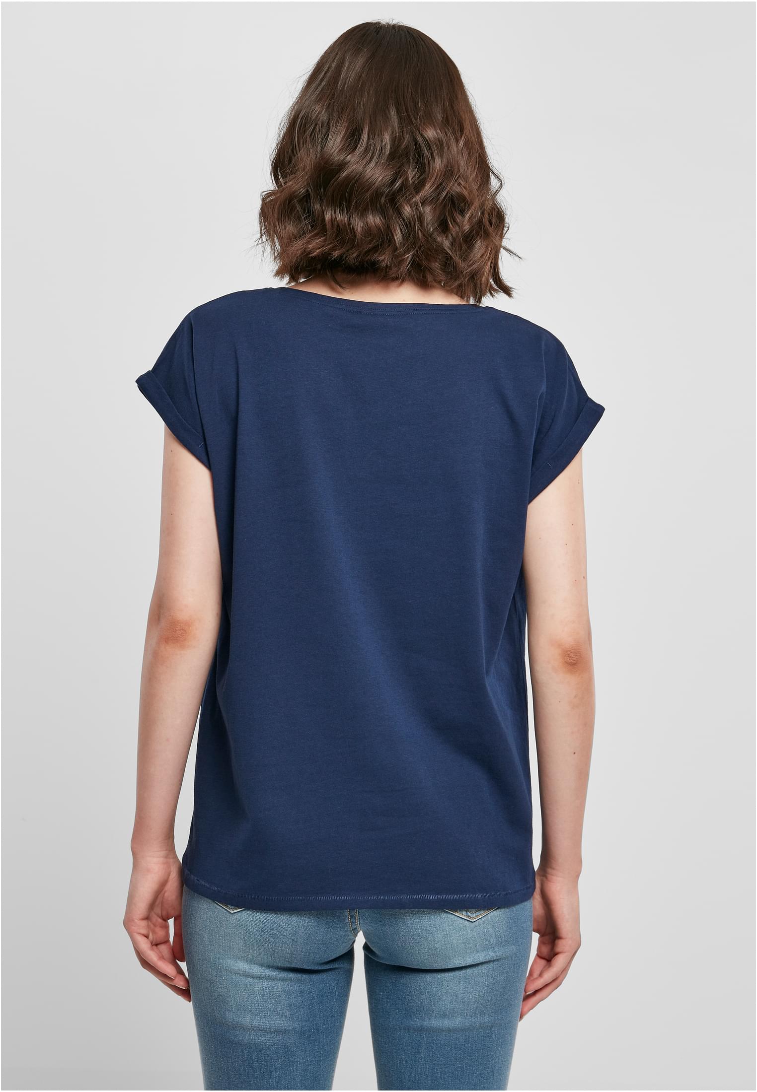 Ladies Extended Shoulder Tee lightnavy | lightnavy