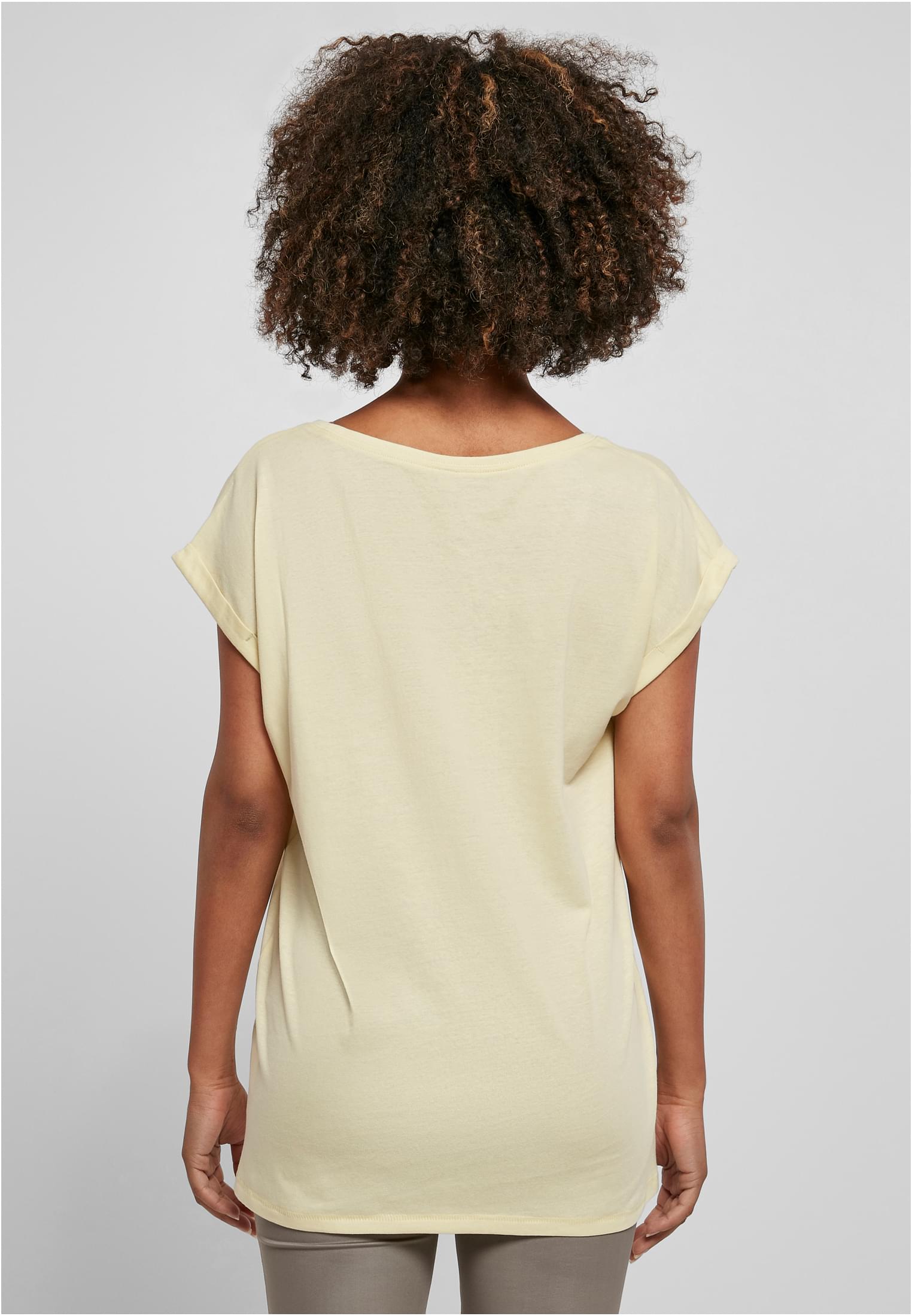 Ladies Extended Shoulder Tee softyellow | softyellow