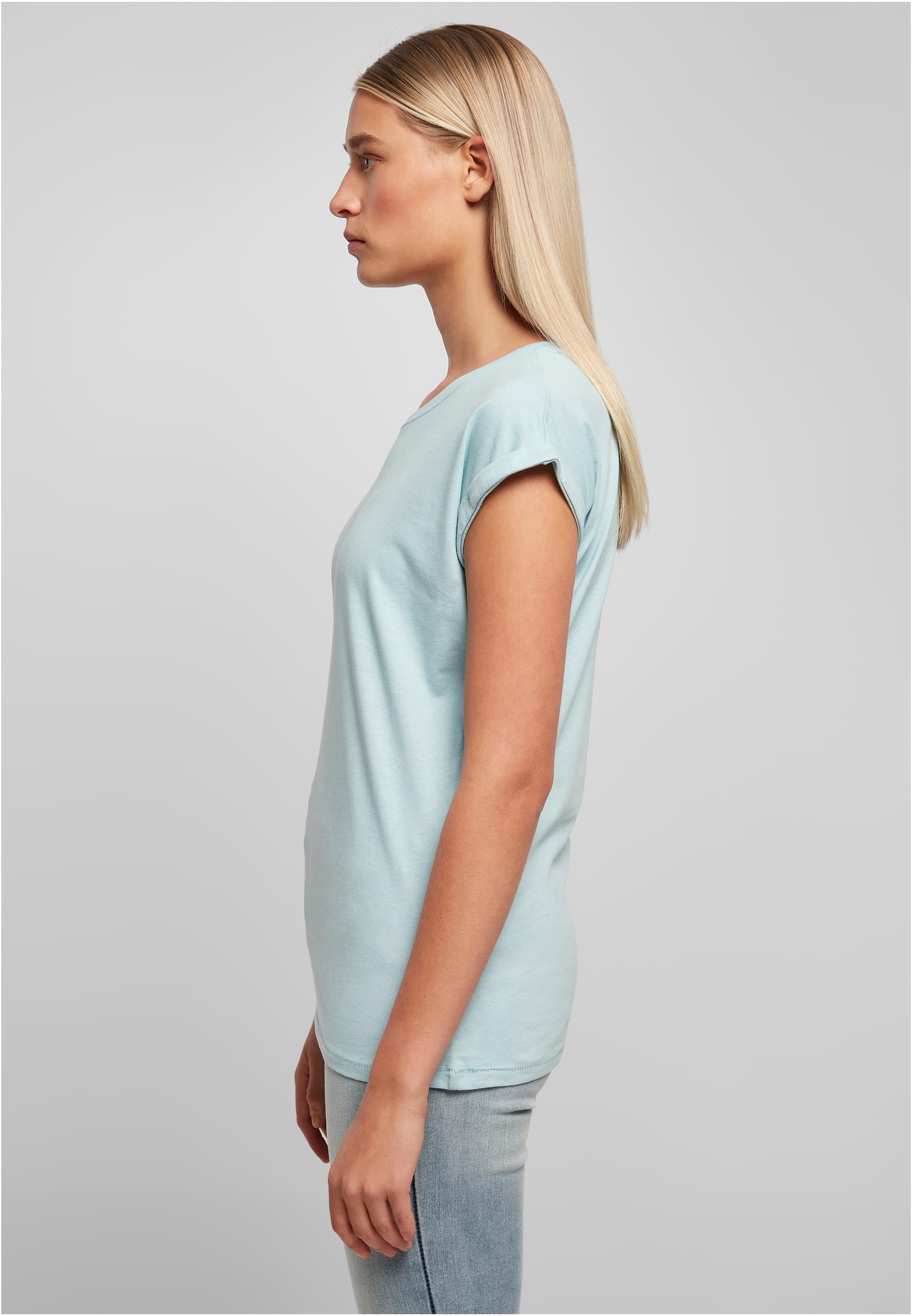 Ladies Extended Shoulder Tee ocean blue | ocean blue