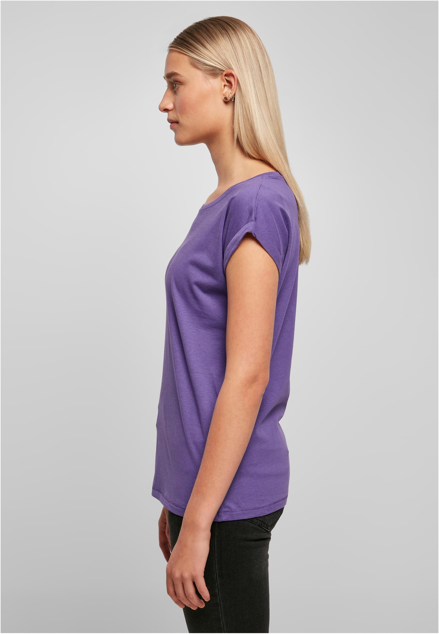 Ladies Extended Shoulder Tee ultraviolet | ultraviolet