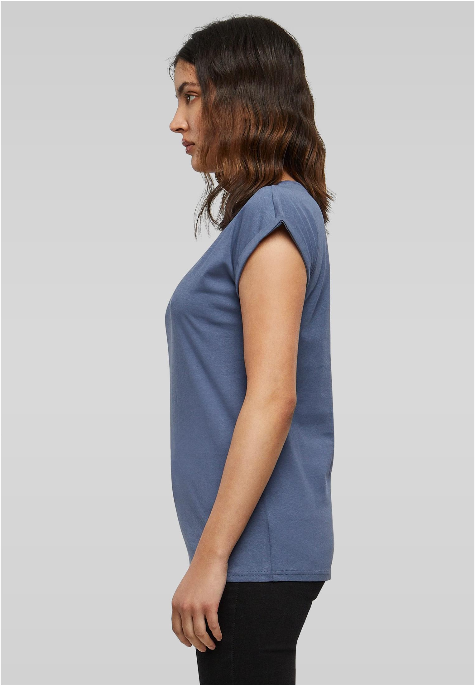 Ladies Extended Shoulder Tee vintageblue | vintageblue