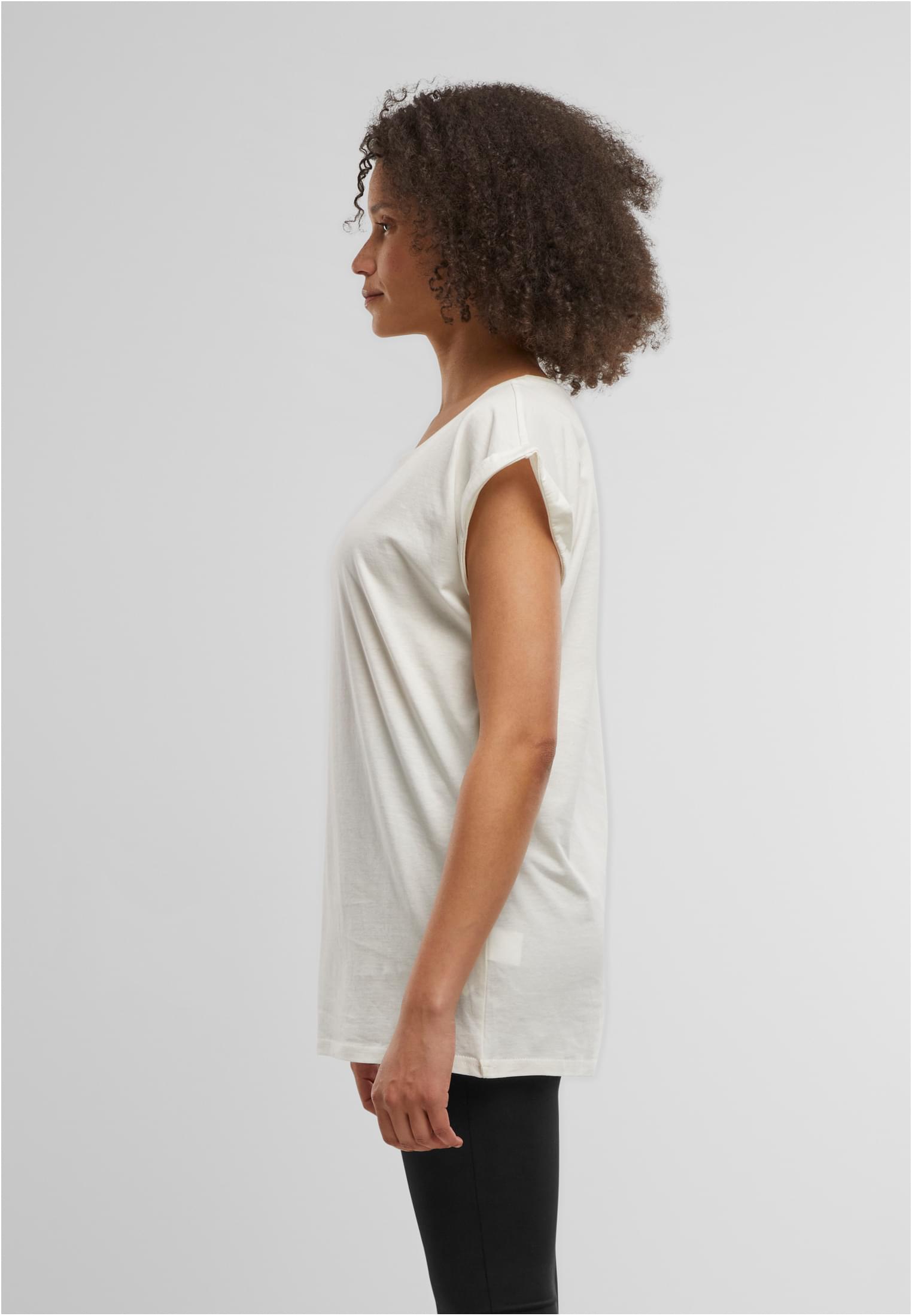 Ladies Extended Shoulder Tee ready for dye | ready for dye
