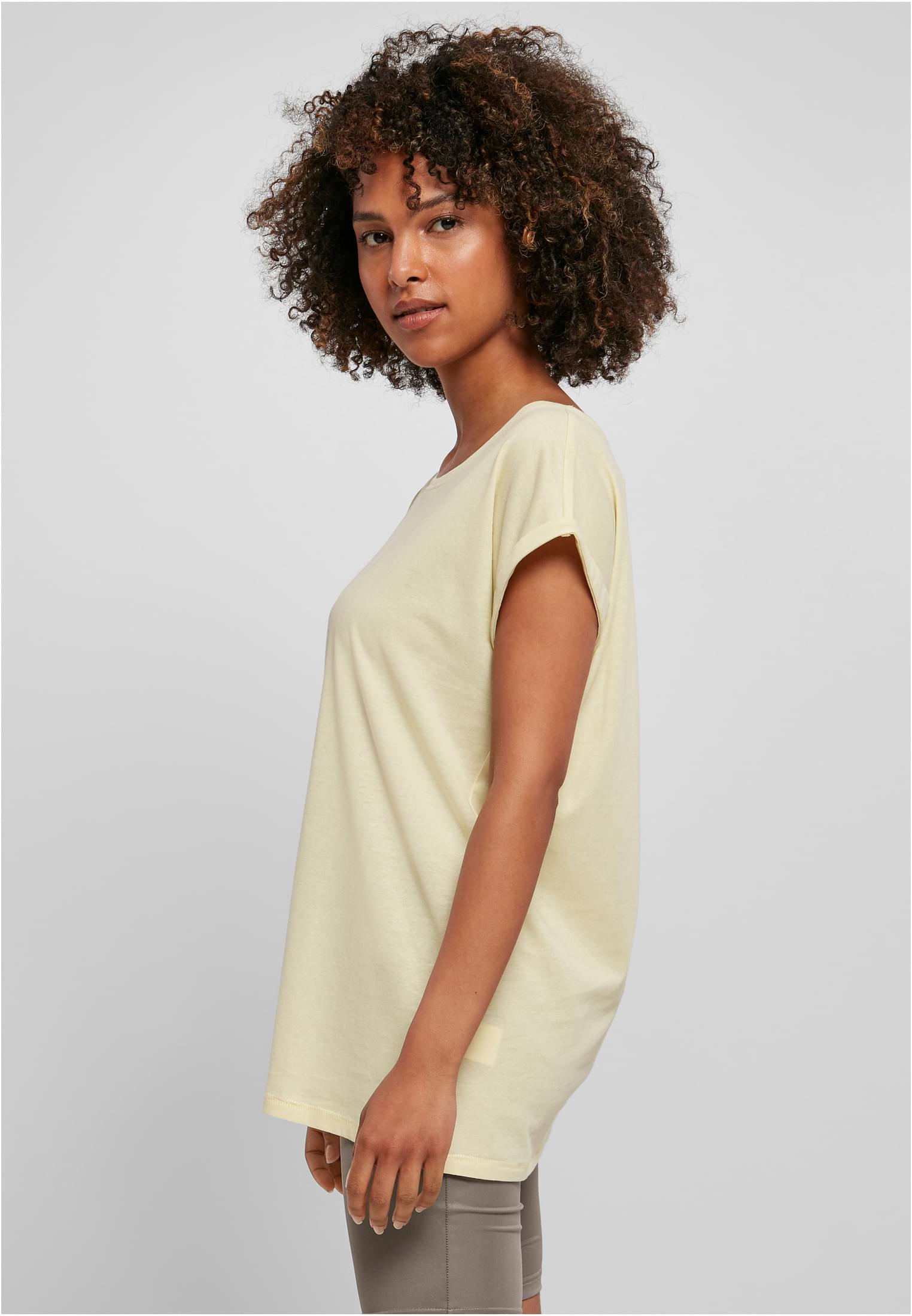 Ladies Extended Shoulder Tee softyellow | softyellow