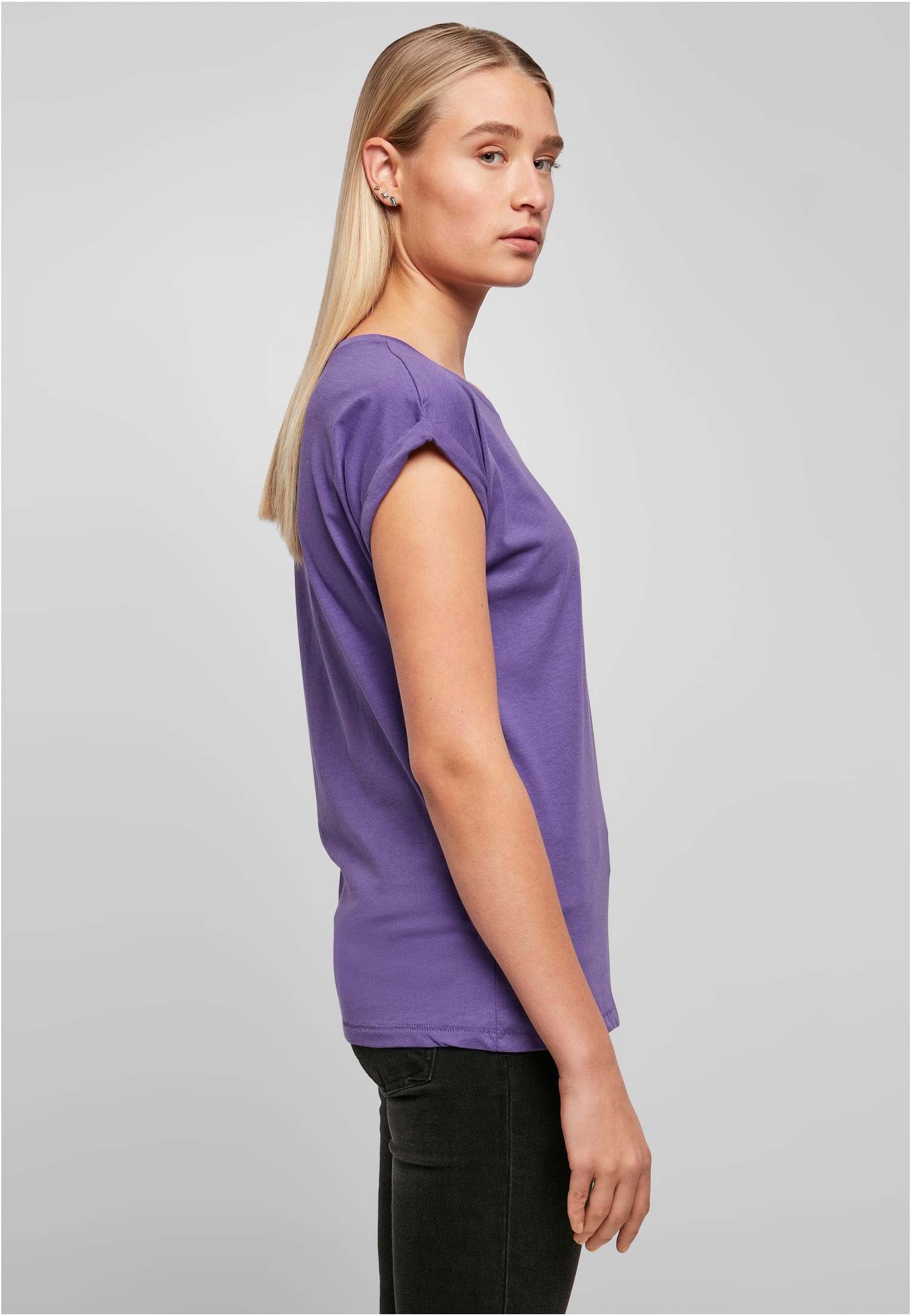 Ladies Extended Shoulder Tee ultraviolet | ultraviolet