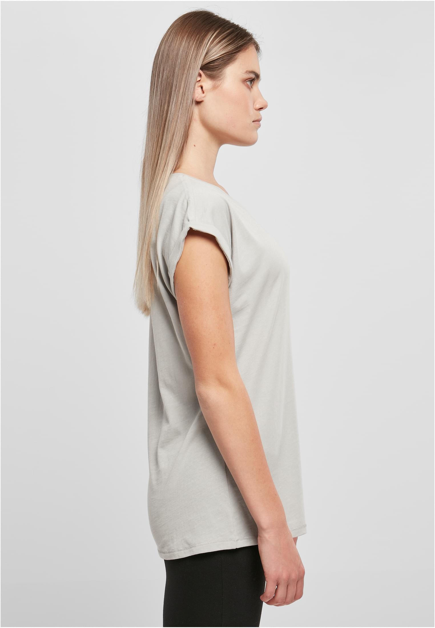 Ladies Extended Shoulder Tee lightasphalt | lightasphalt
