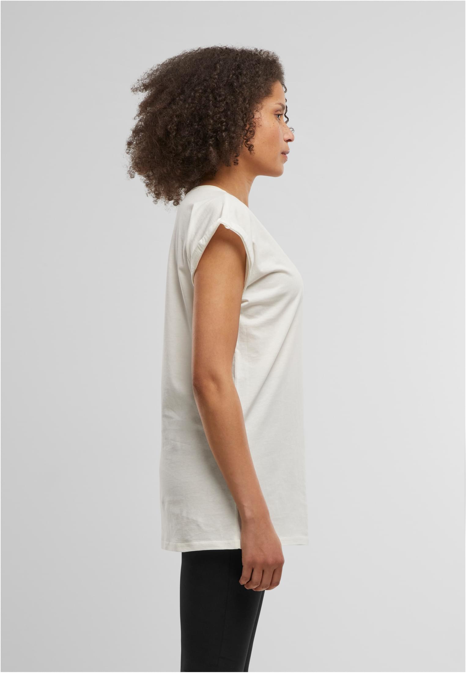 Ladies Extended Shoulder Tee ready for dye | ready for dye
