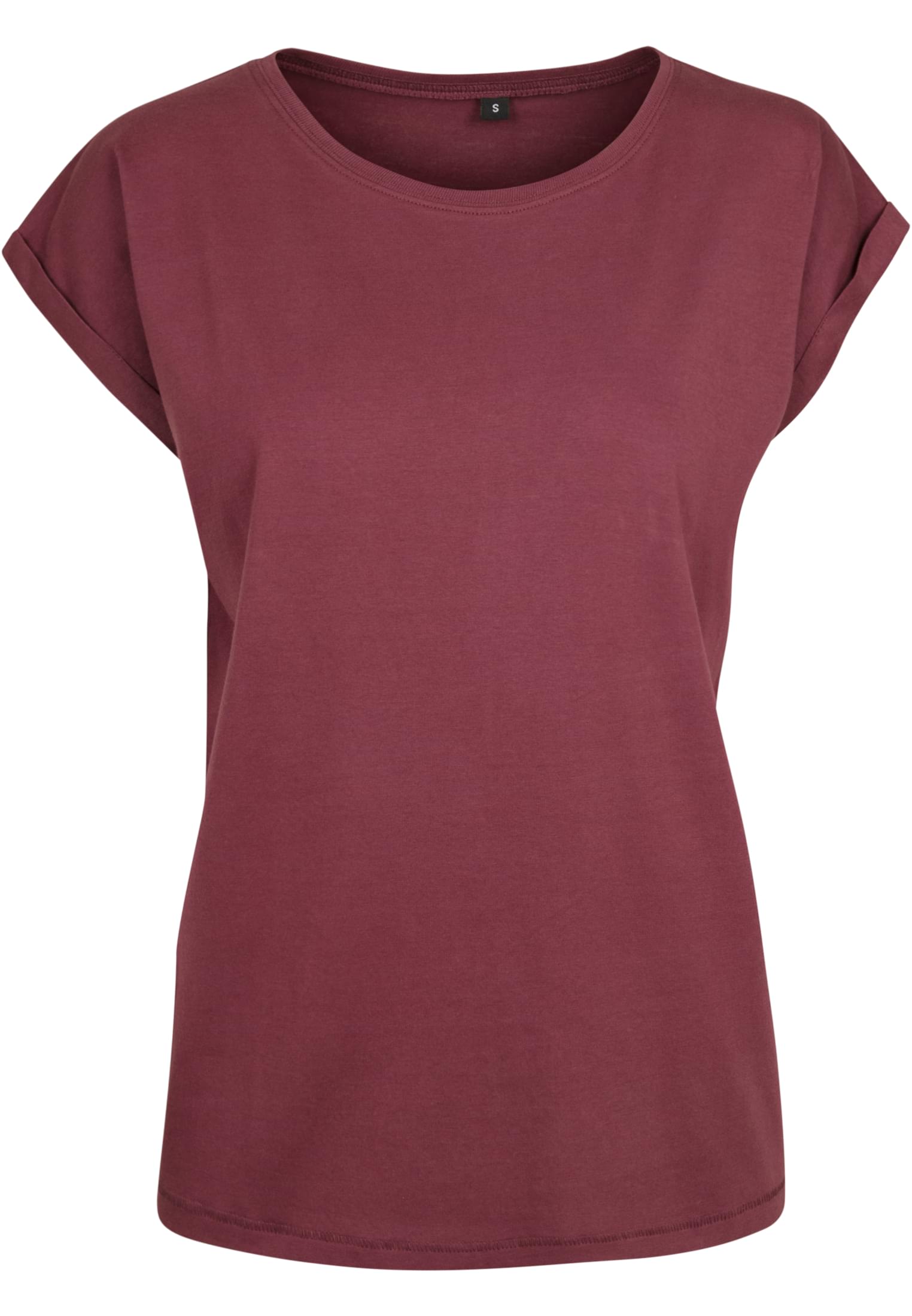 Ladies Extended Shoulder Tee cherry | cherry