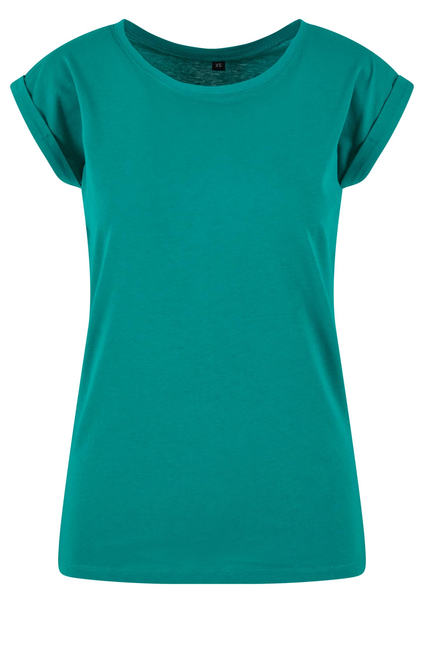 Ladies Extended Shoulder Tee forest green | forest green