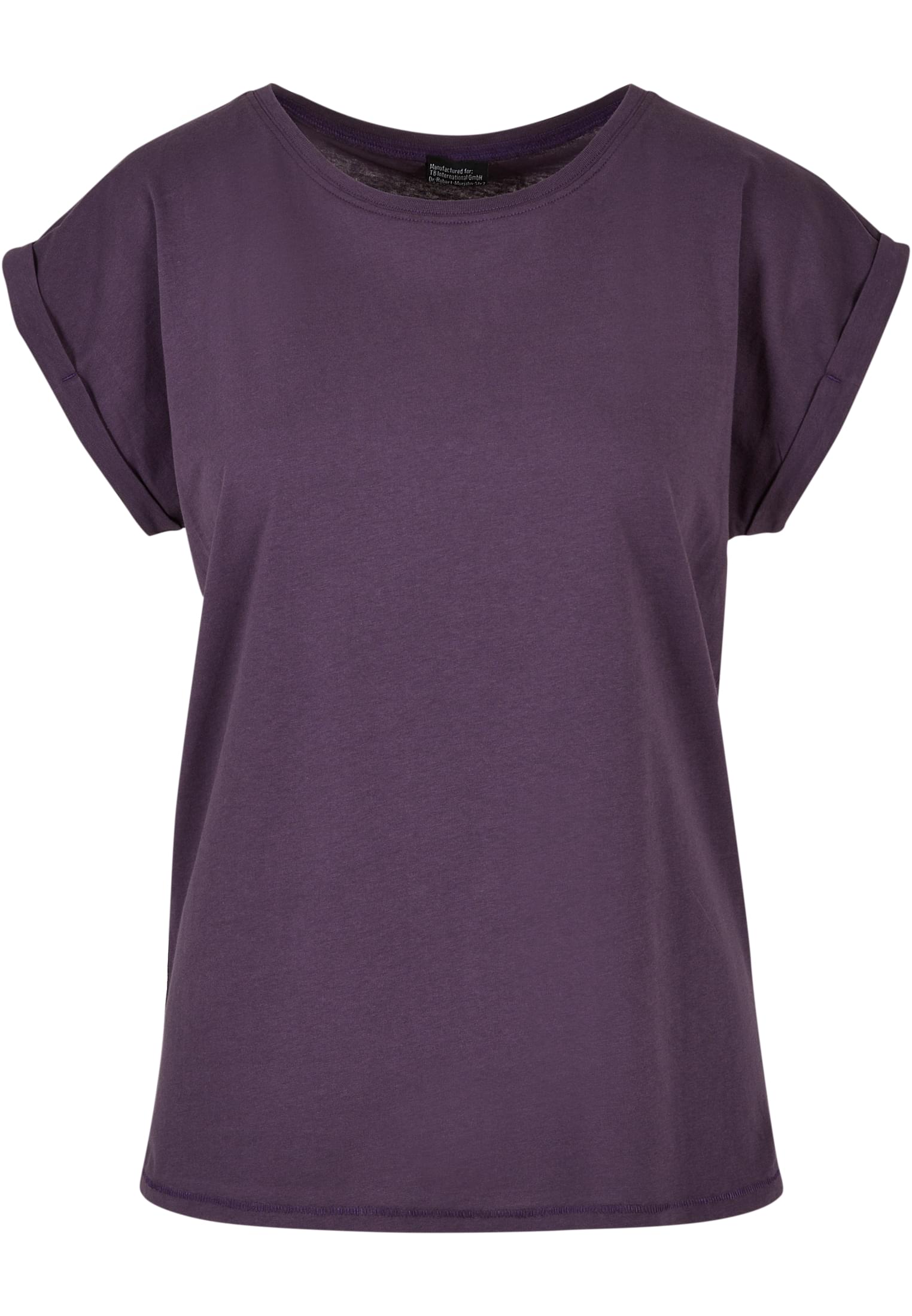 Ladies Extended Shoulder Tee purplenight | purplenight