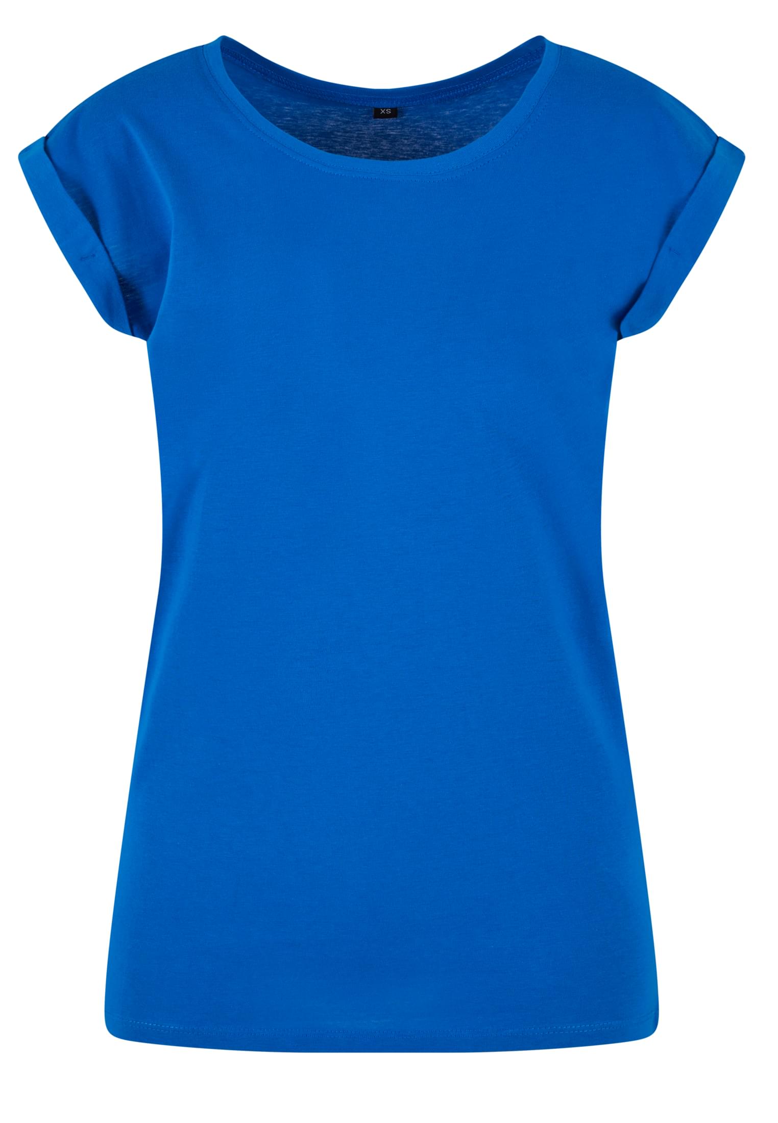 Ladies Extended Shoulder Tee bright blue | bright blue
