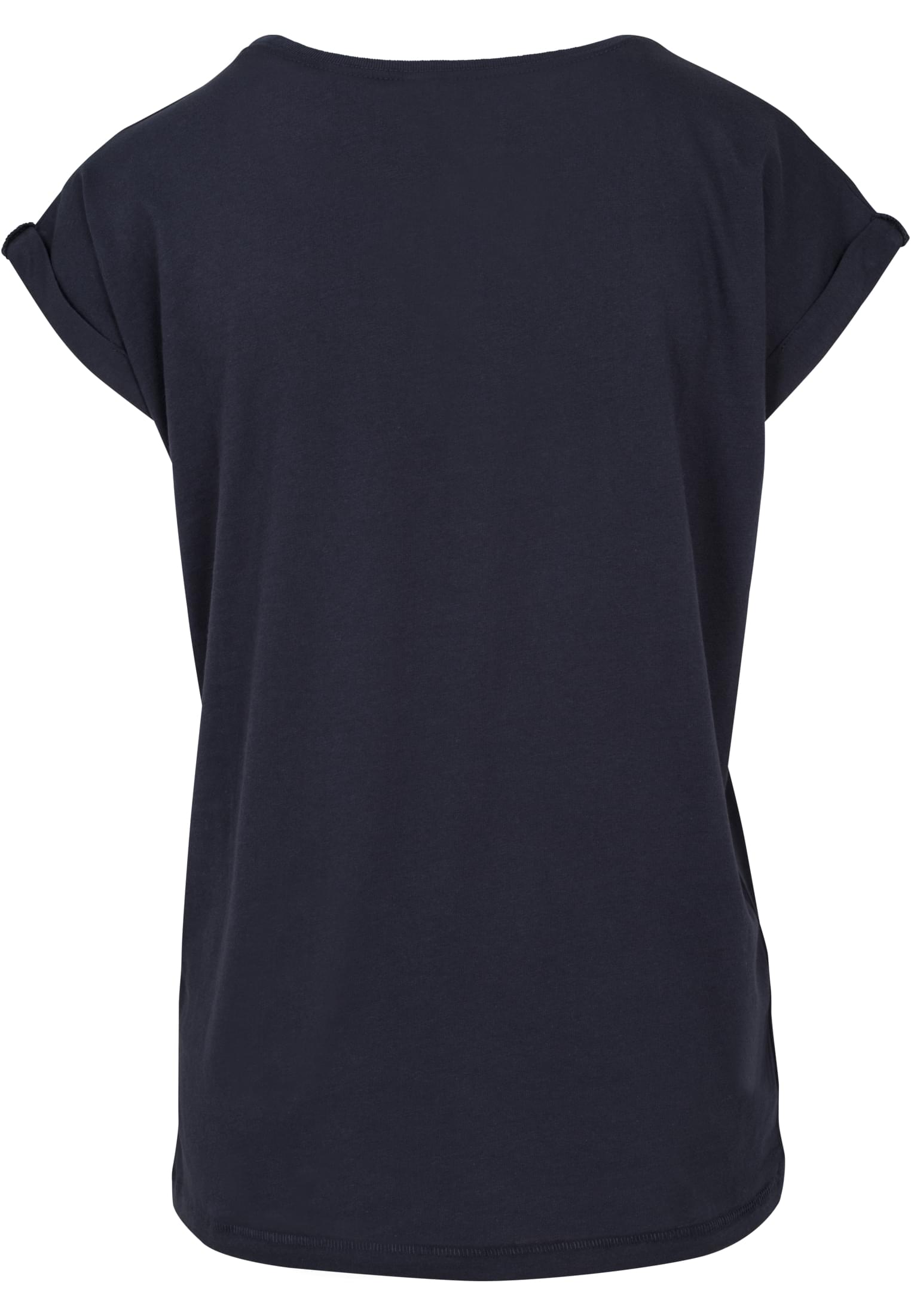Ladies Extended Shoulder Tee navy | navy