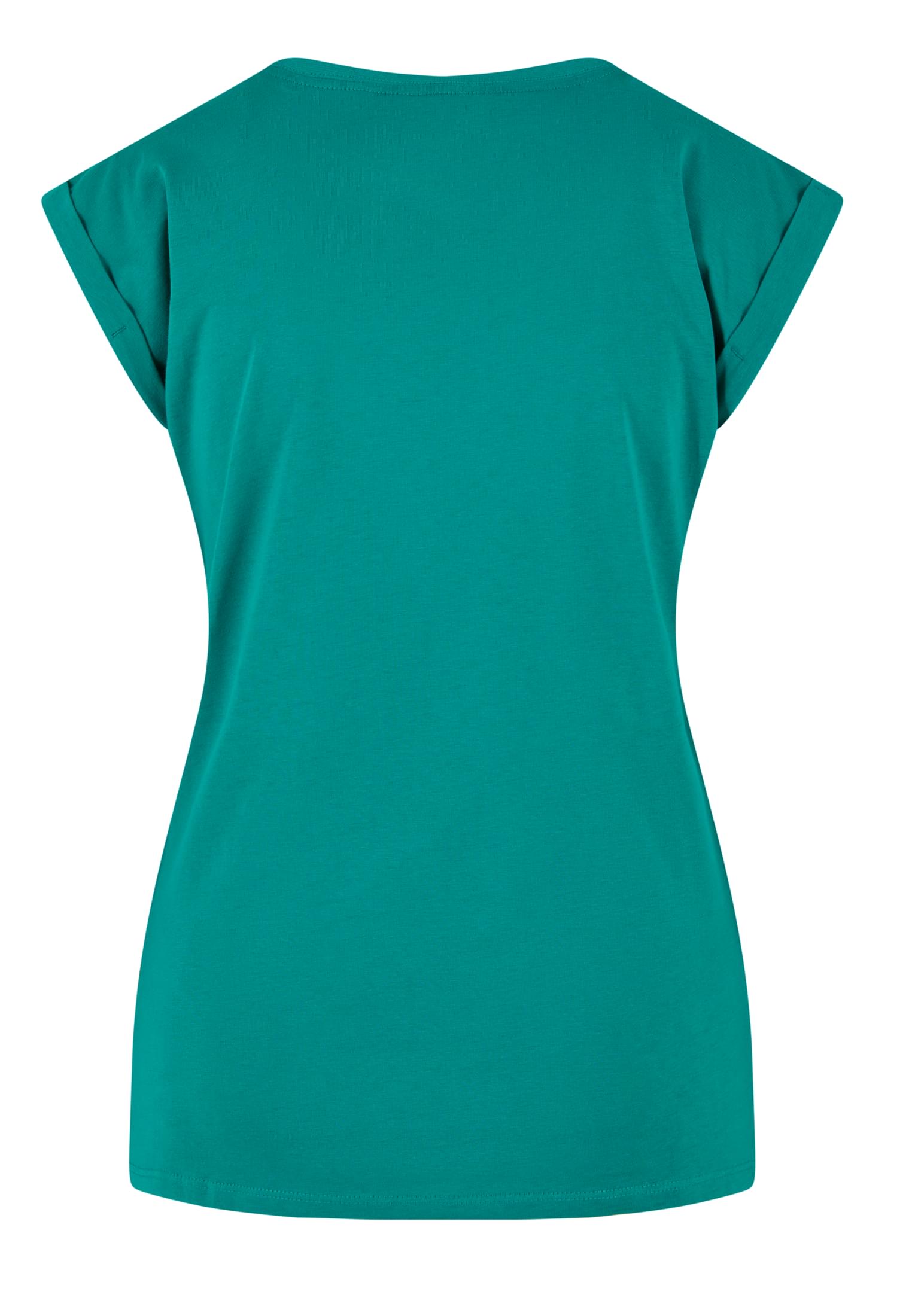 Ladies Extended Shoulder Tee forest green | forest green