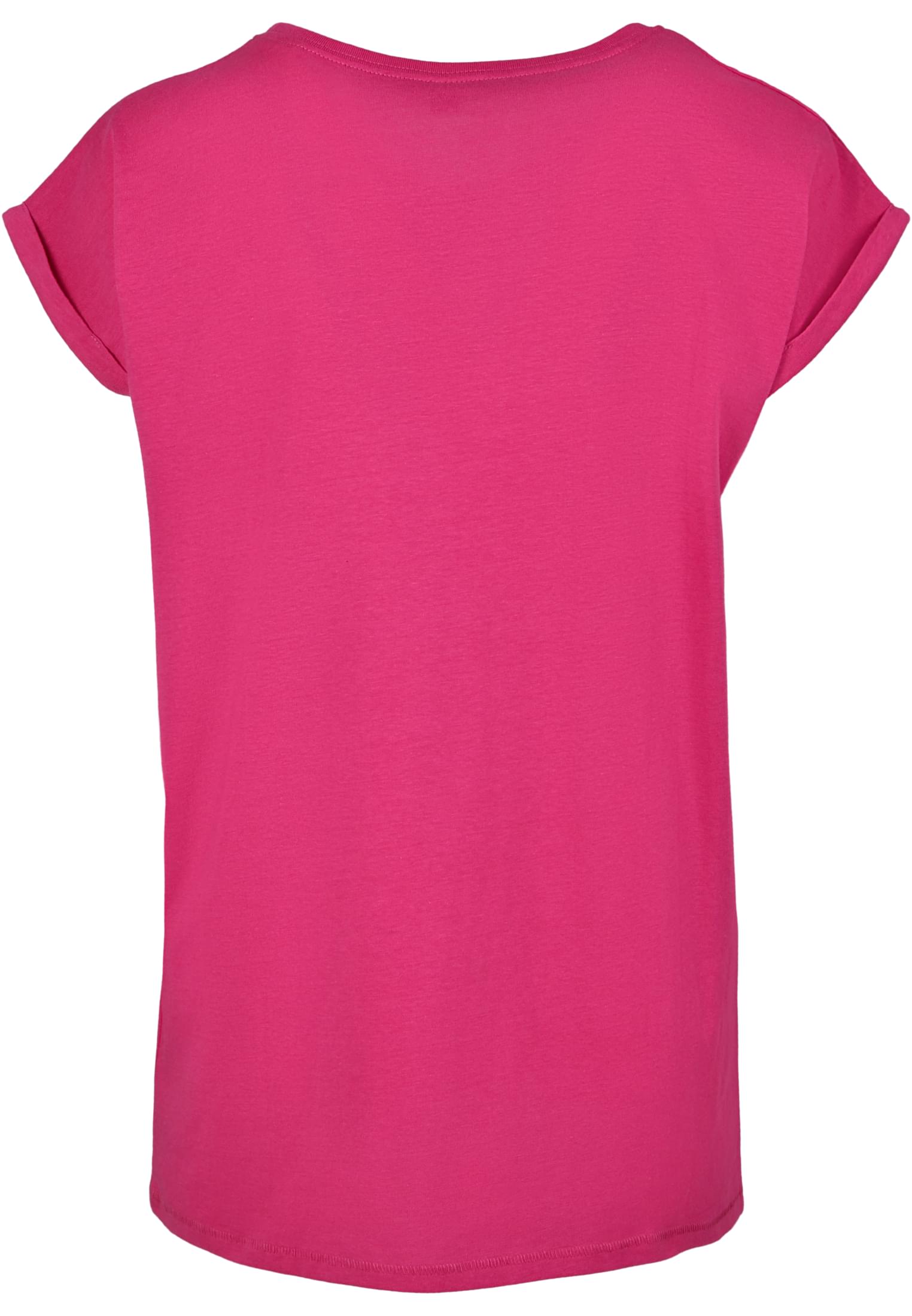 Ladies Extended Shoulder Tee hibiskus pink | hibiskus pink