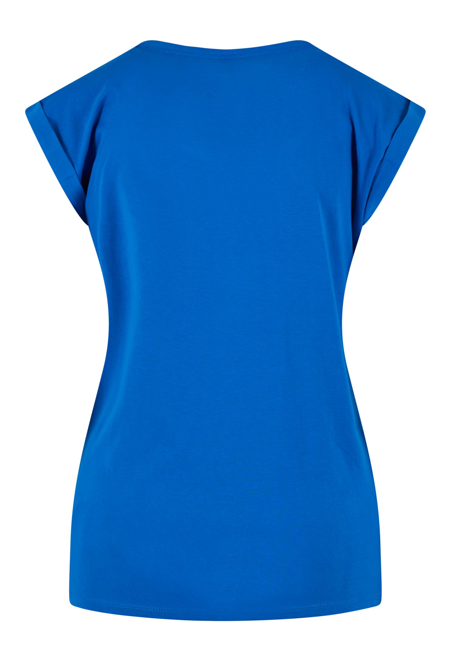 Ladies Extended Shoulder Tee bright blue | bright blue