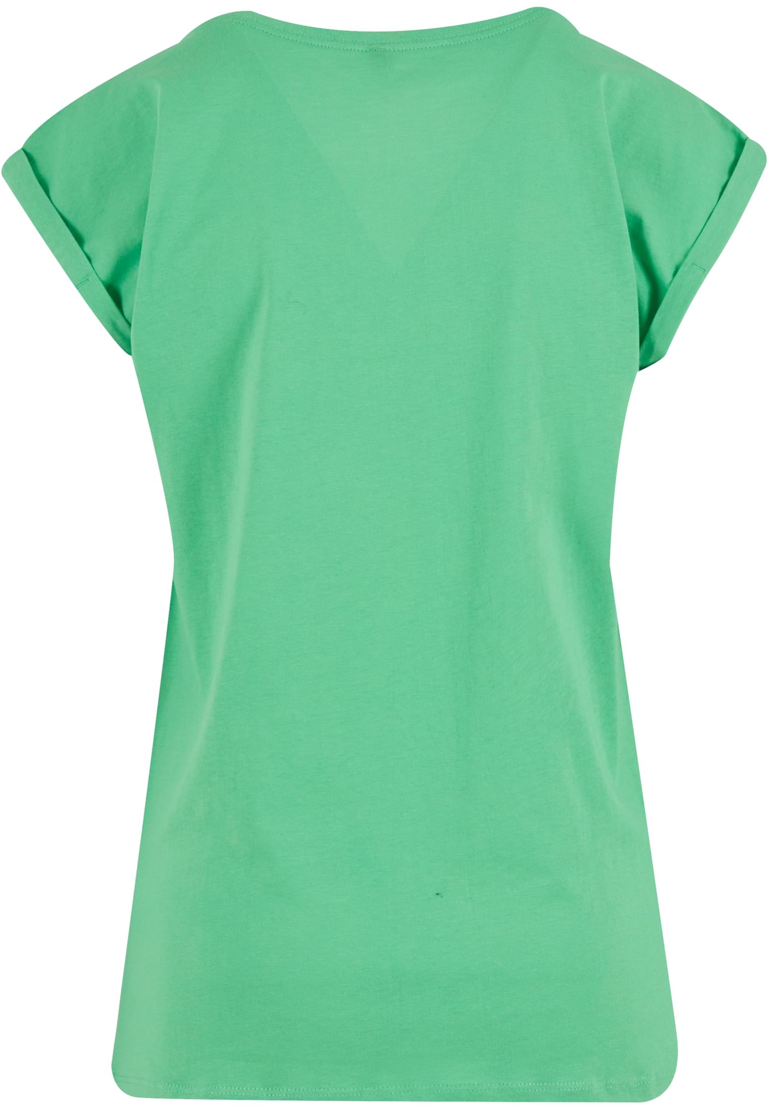 Ladies Extended Shoulder Tee ghost green | ghost green