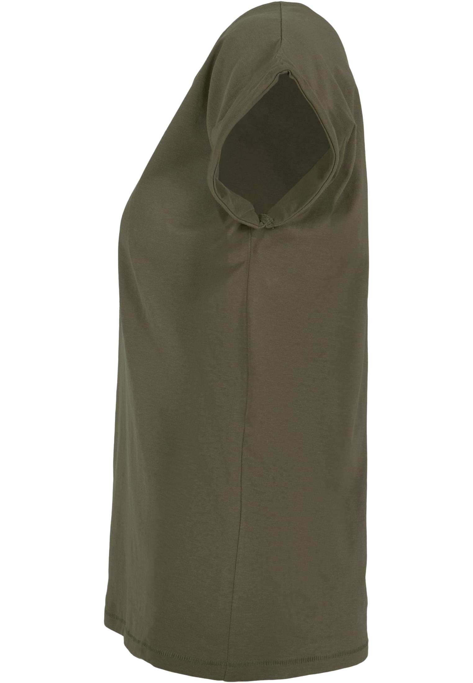 Ladies Extended Shoulder Tee olive | olive