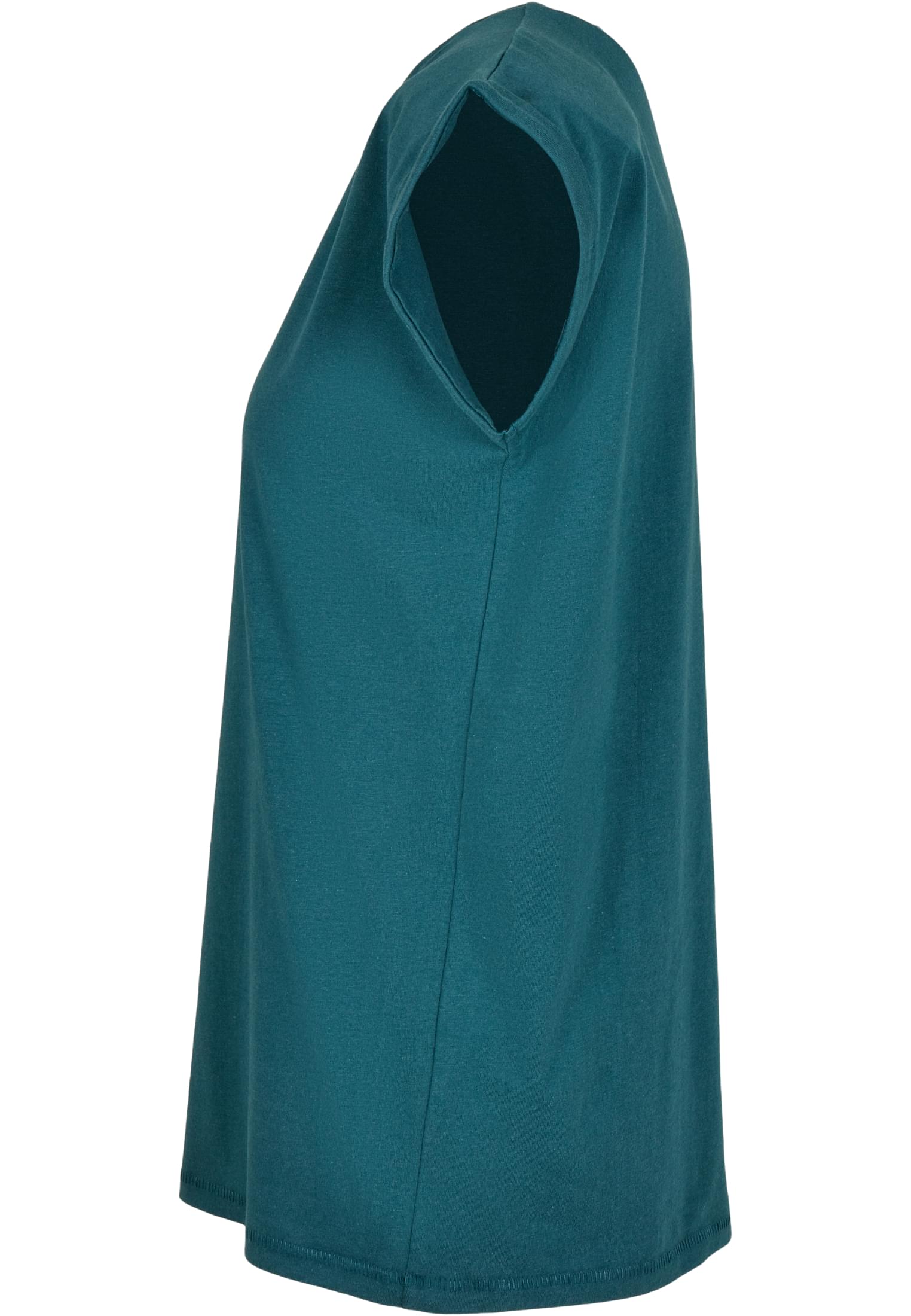 Ladies Extended Shoulder Tee teal | teal