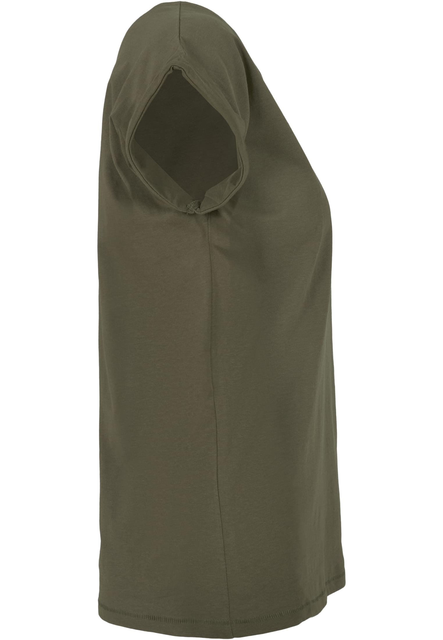 Ladies Extended Shoulder Tee olive | olive