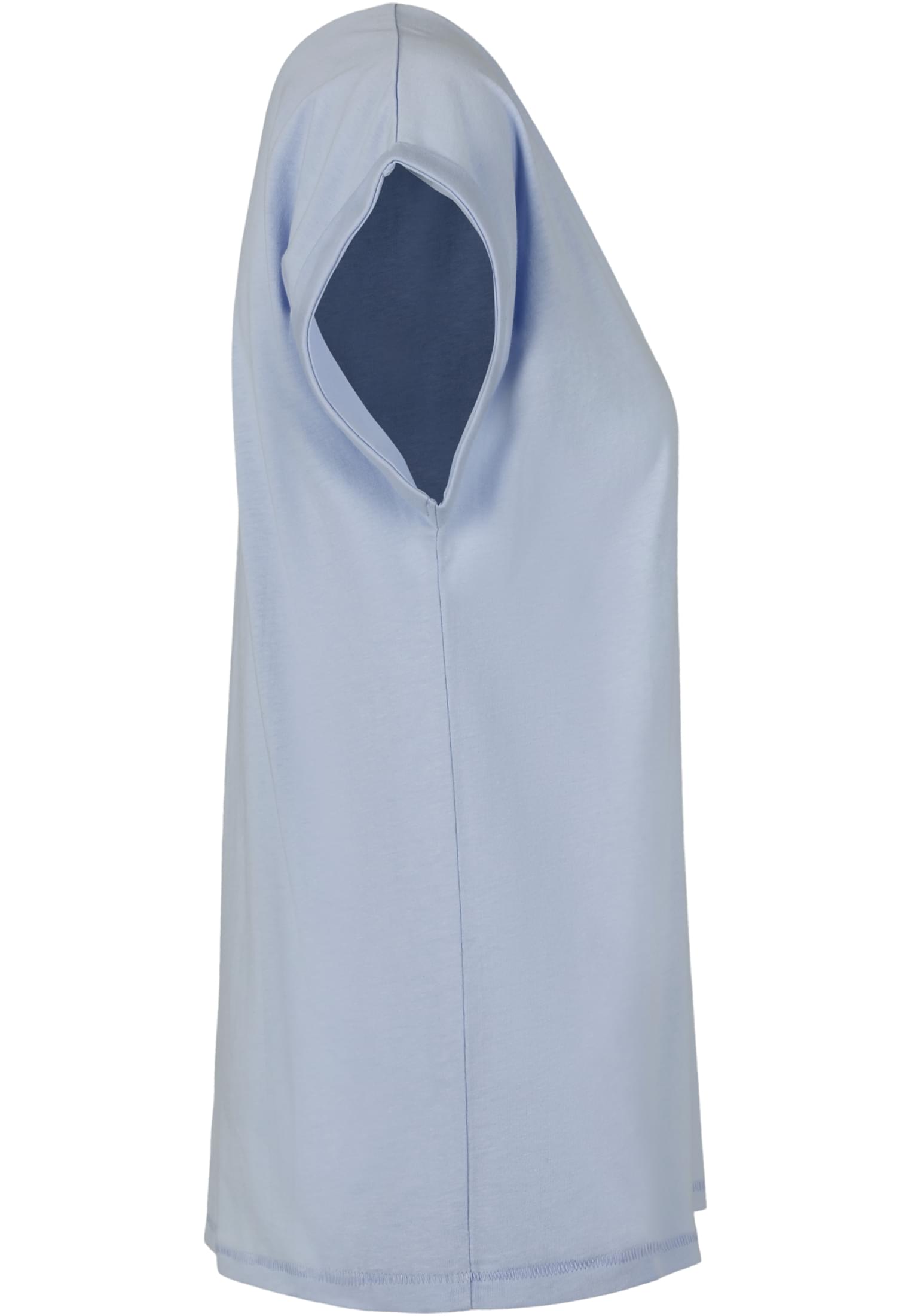 Ladies Extended Shoulder Tee powderblue | powderblue