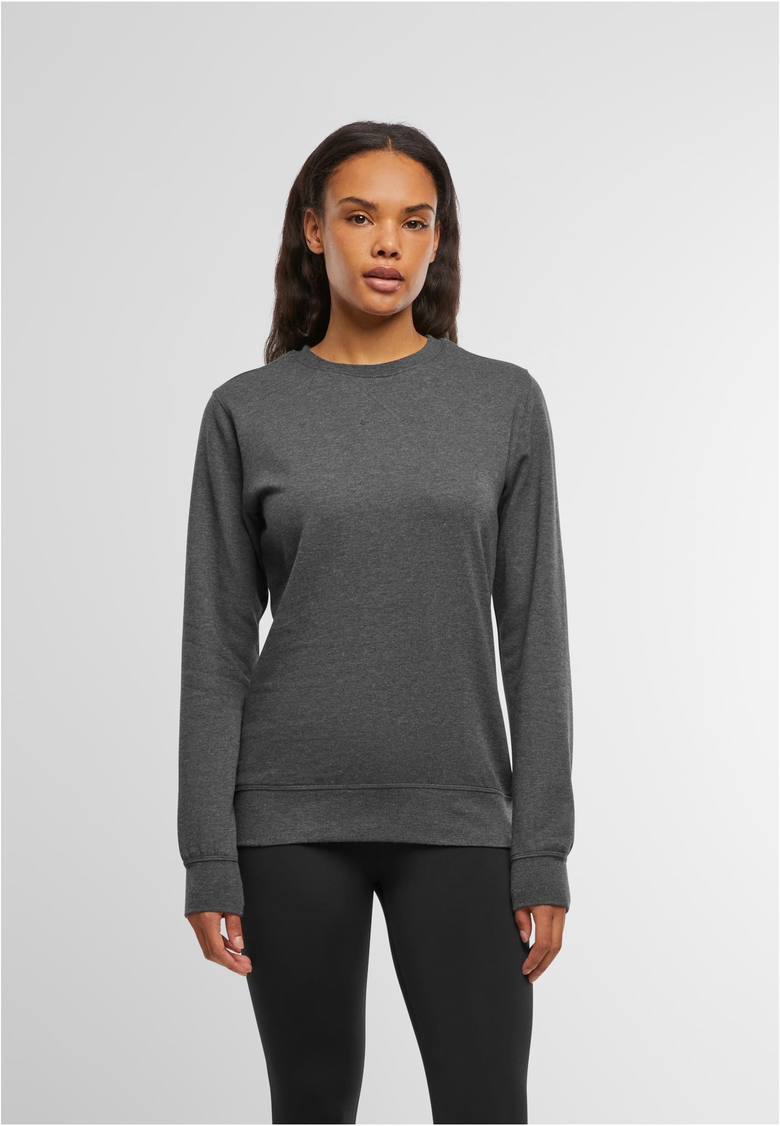 Ladies Light Crewneck charcoal | charcoal