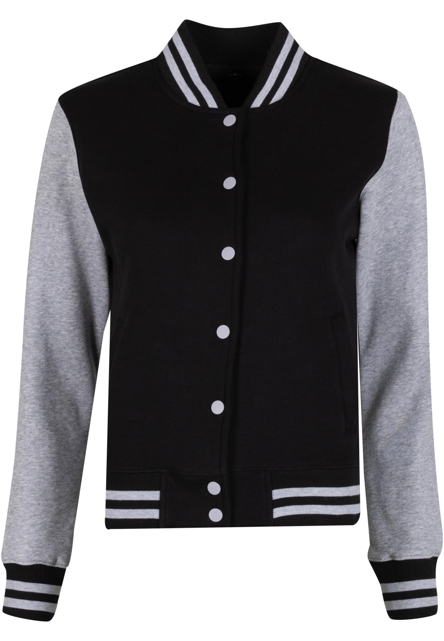 Ladies Sweat College Jacket black/h.grey | black/h.grey